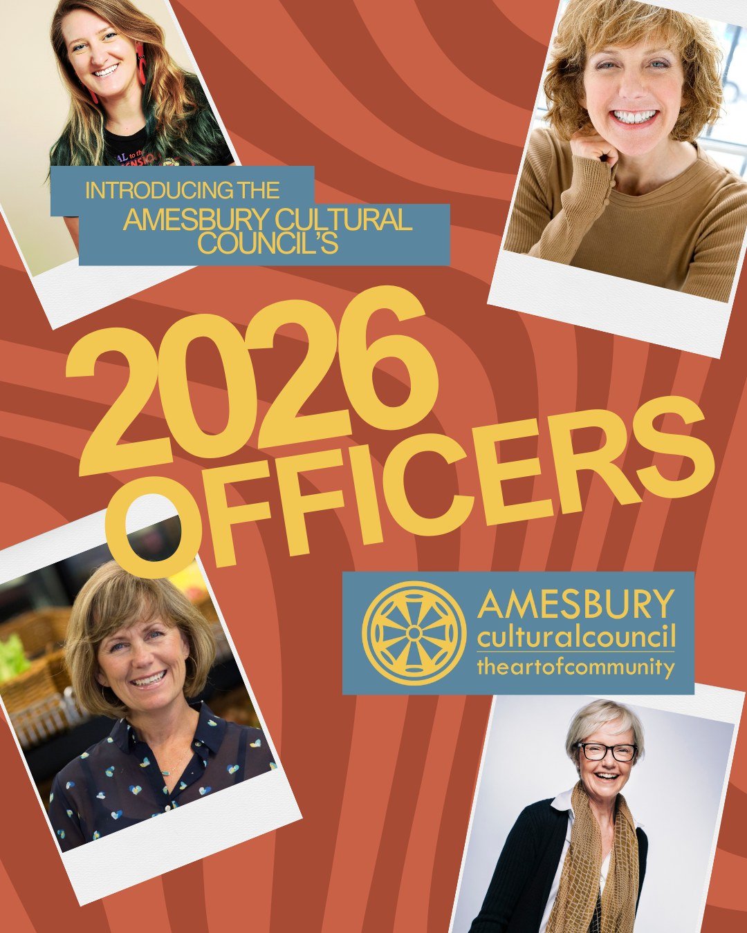 It&rsquo;s a new year for the ACC! Congratulations to Ann, Sally, Joanne, and Margaret for their re-elections/election to the positions of Co-Chair, Treasurer, and Secretary.

Interested in seeing what we do? Join us at our monthly meetings! We meet 