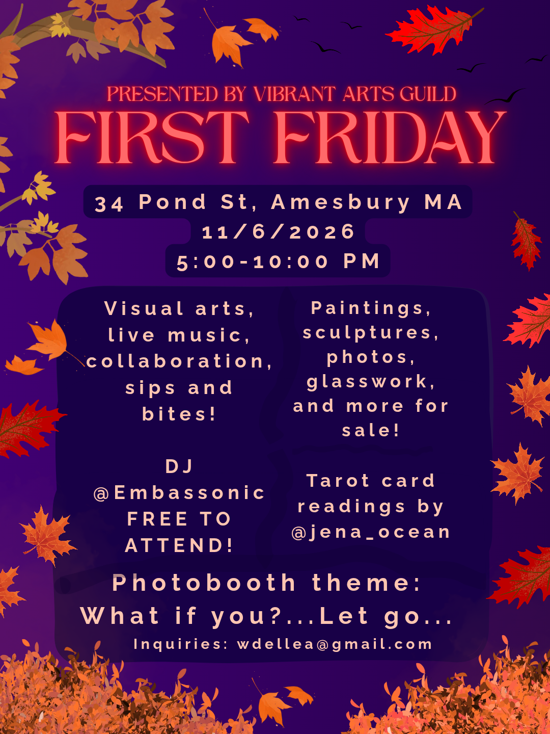 First Fridays @ Pond St. Studios