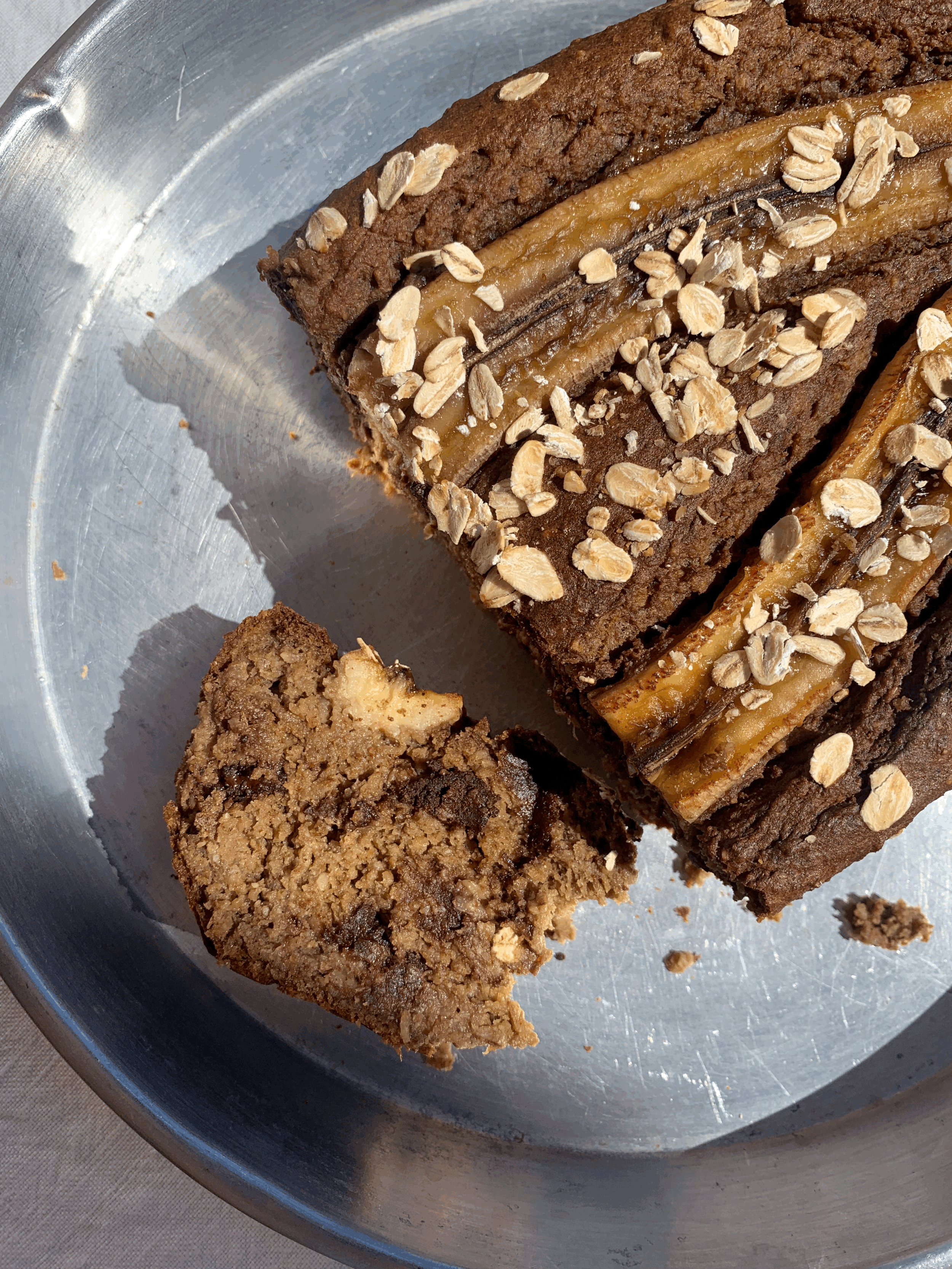 high protein, high fibre fudgy banana bread (Gluten free &amp; Dairy Free)