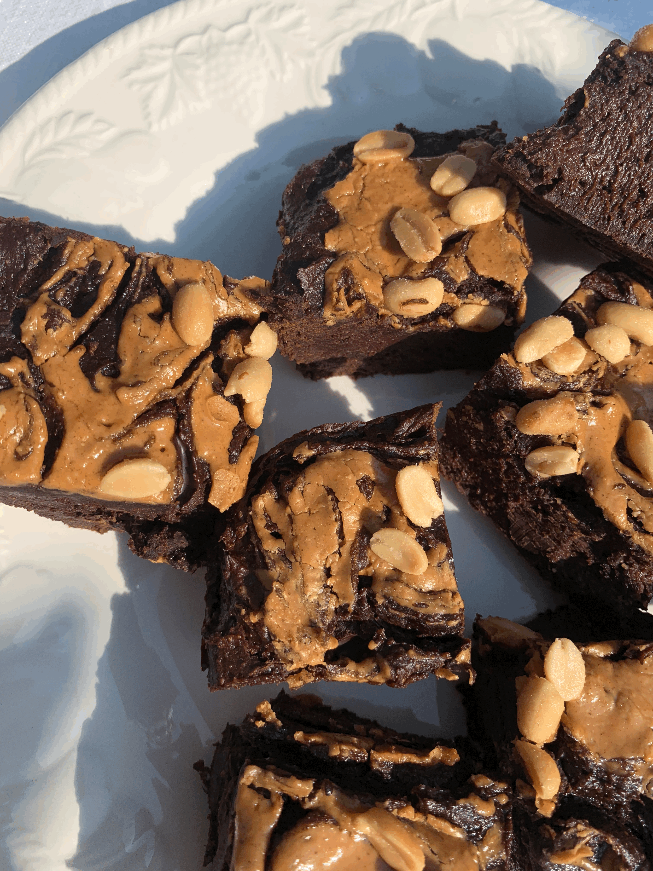 Gluten and dairy free, WHOLE FOODS, better for blood sugar, peanut butter brownies