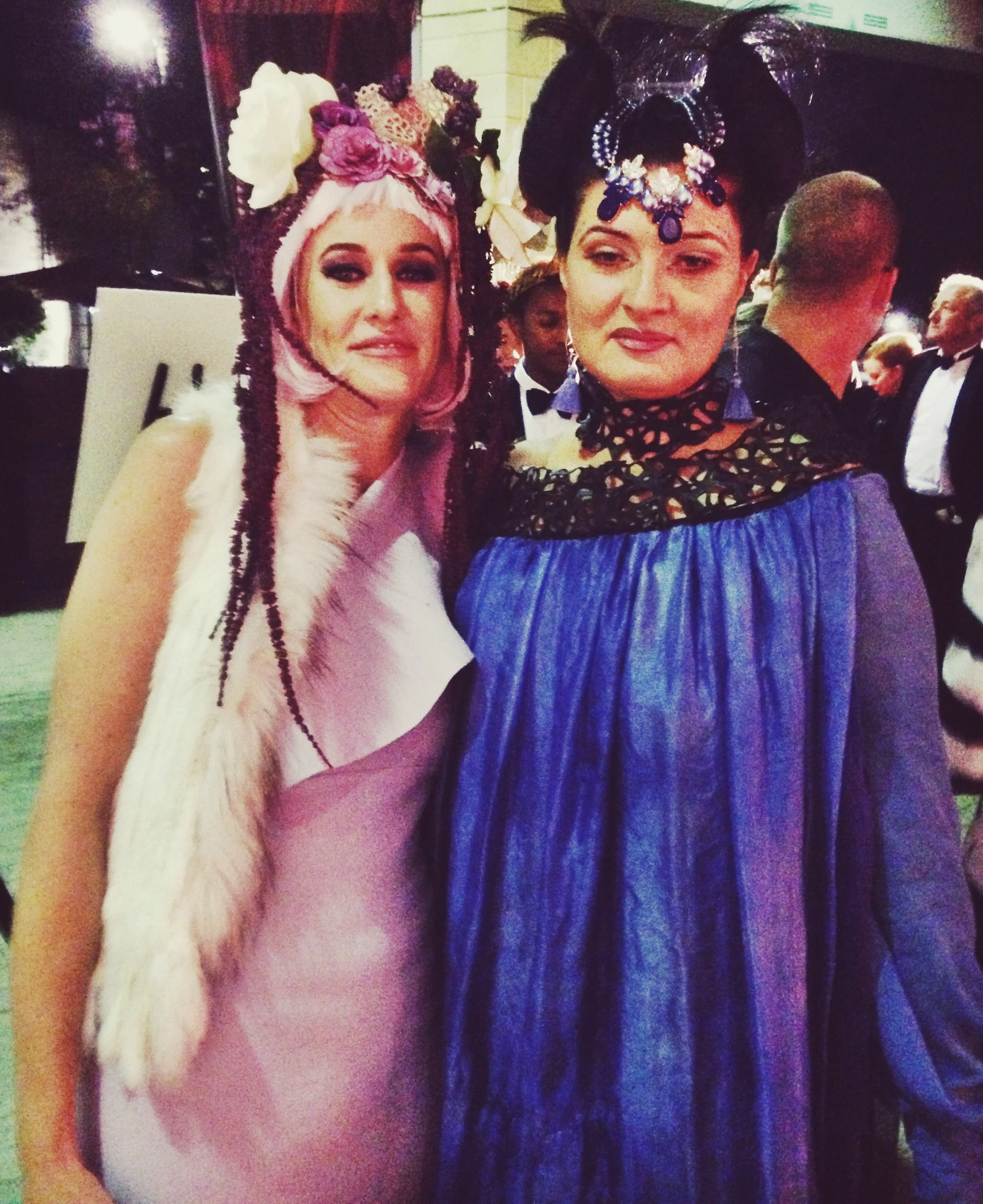 hand dyed silk dress with hand cut inner tube neckline. 