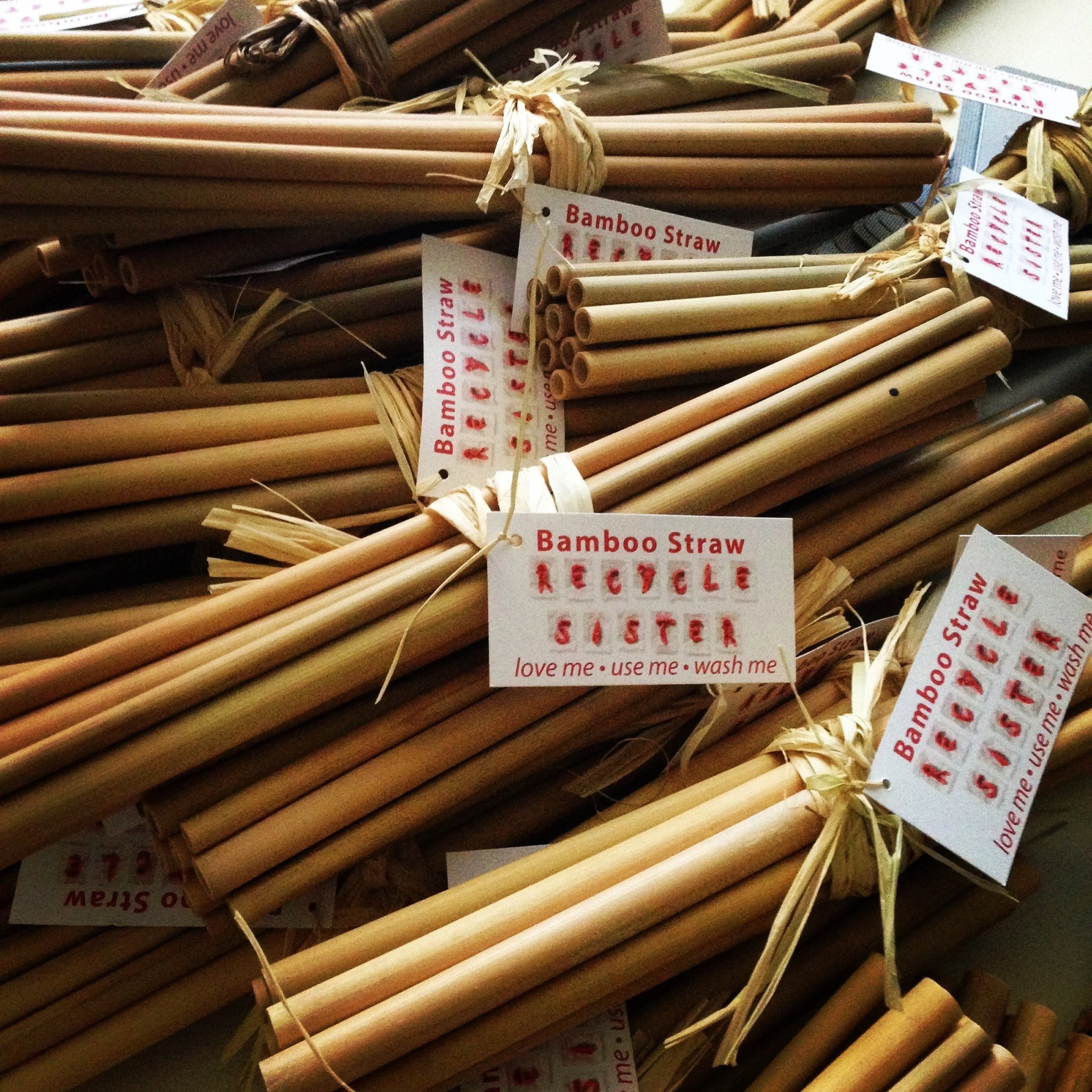 bamboo straws best seller at greenschool shop