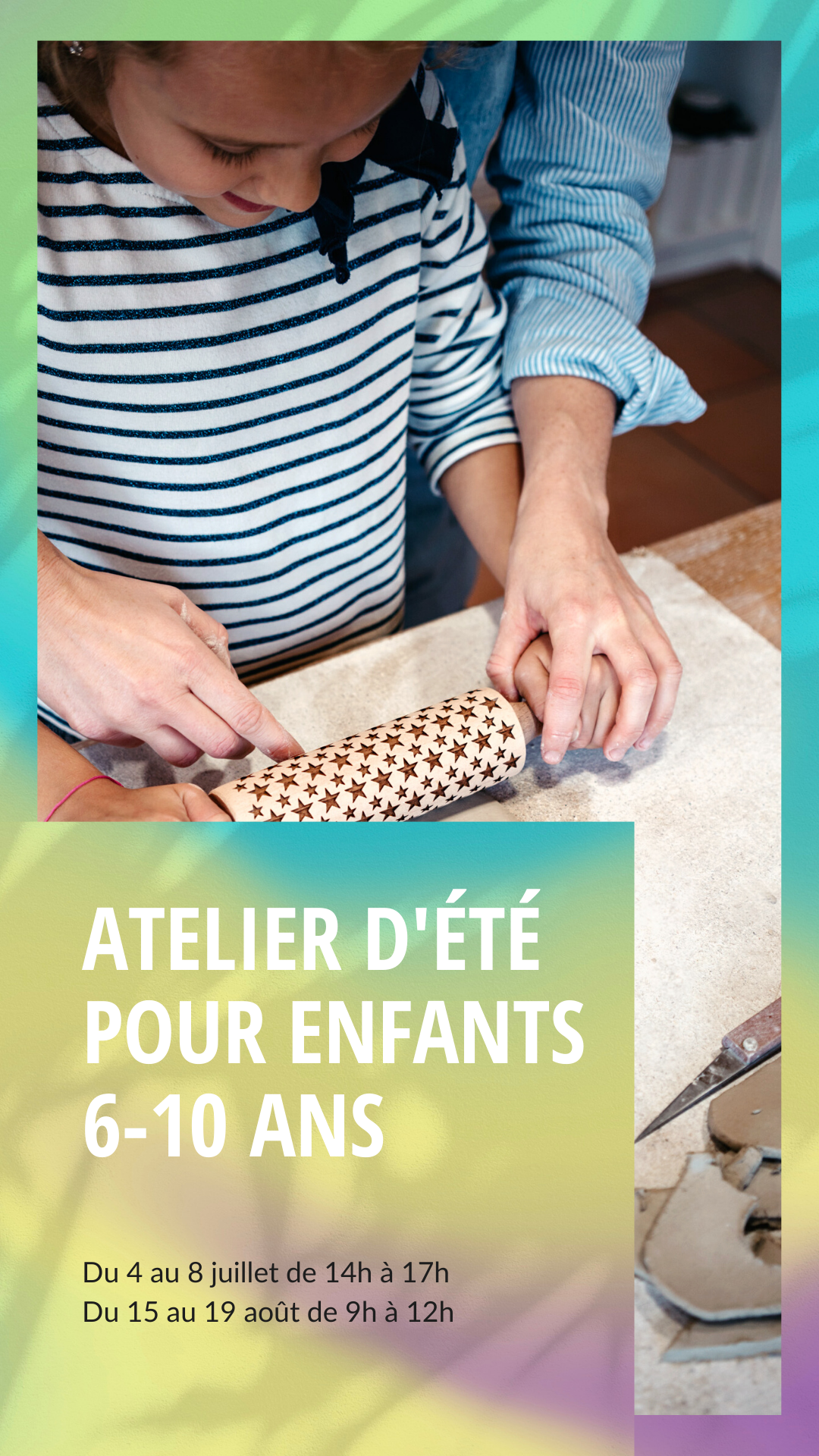 Ateliers d'été pour les enfants - 6 à 10 ans