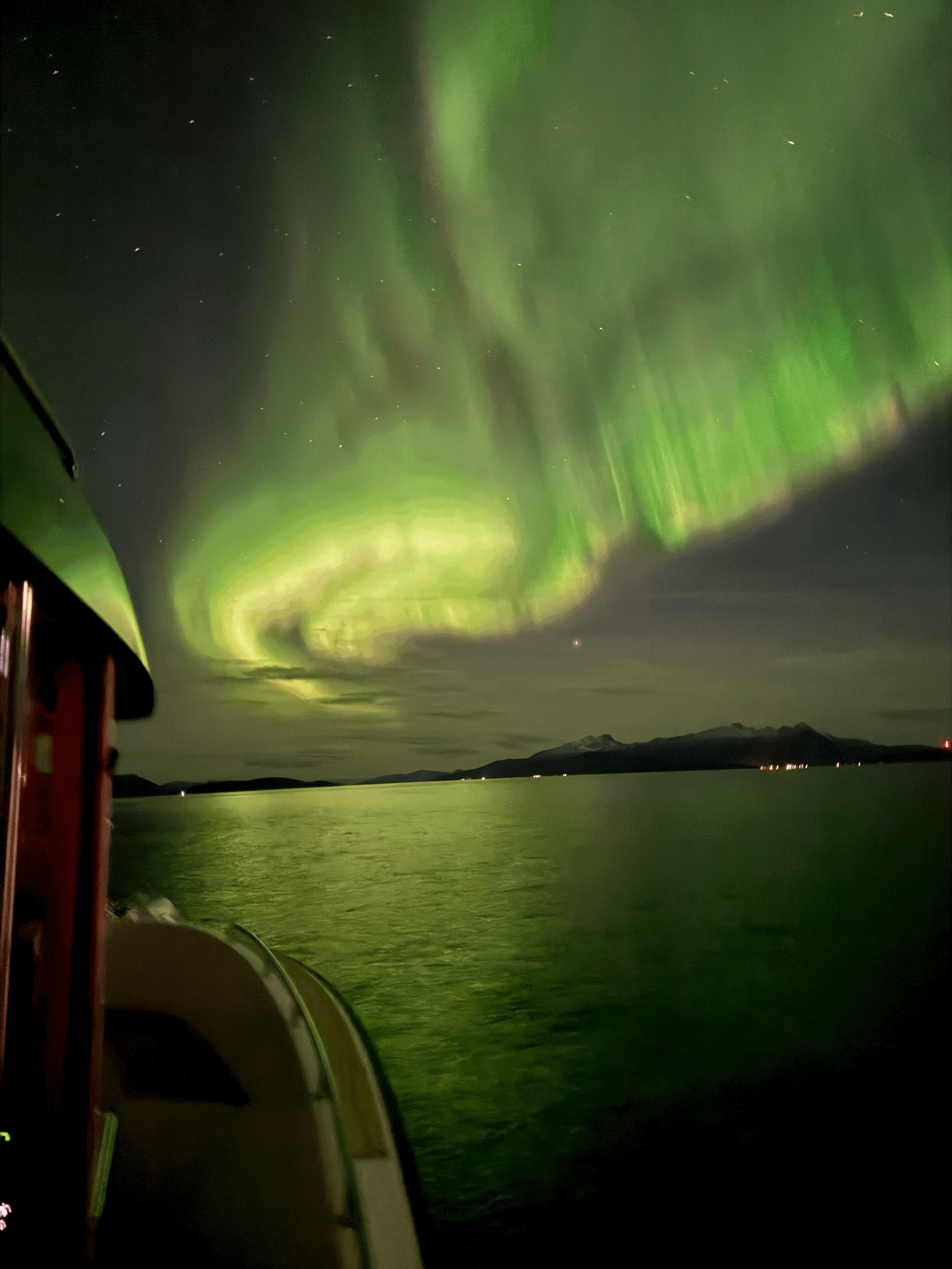 Sailing under the Northern Lights