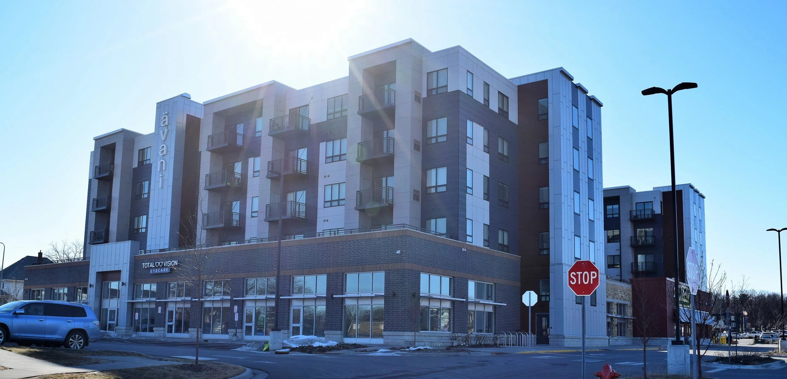 2017 - Avani Living Rochester, MN
5 level; 107 units; heated underground parking; main level retail
