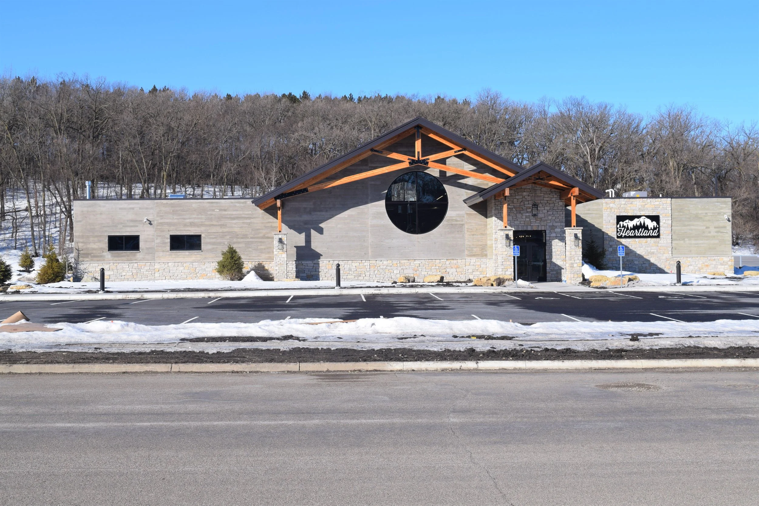 2019 - Heartland Gun Club Rochester, MN  New building for indoor 12 lane shooting range w/lounge