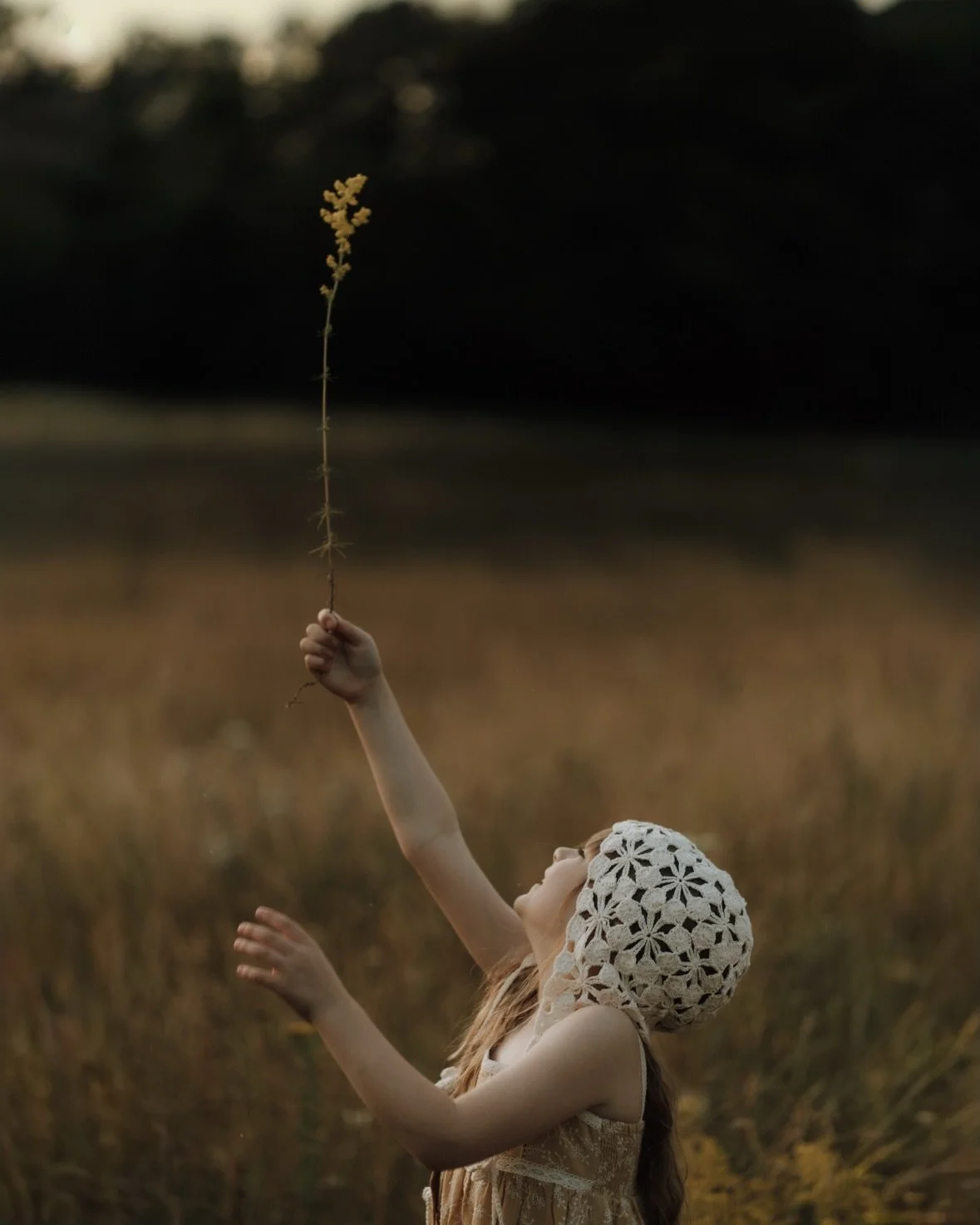 An ode to photos I finally finished, a gallery of wildflowers and nighttime. Of traffic. A start at true dusk. Children who offered us their humble joy and curiosity. 
The way they inspire me to pay attention. They don&rsquo;t exit a long slow car ri