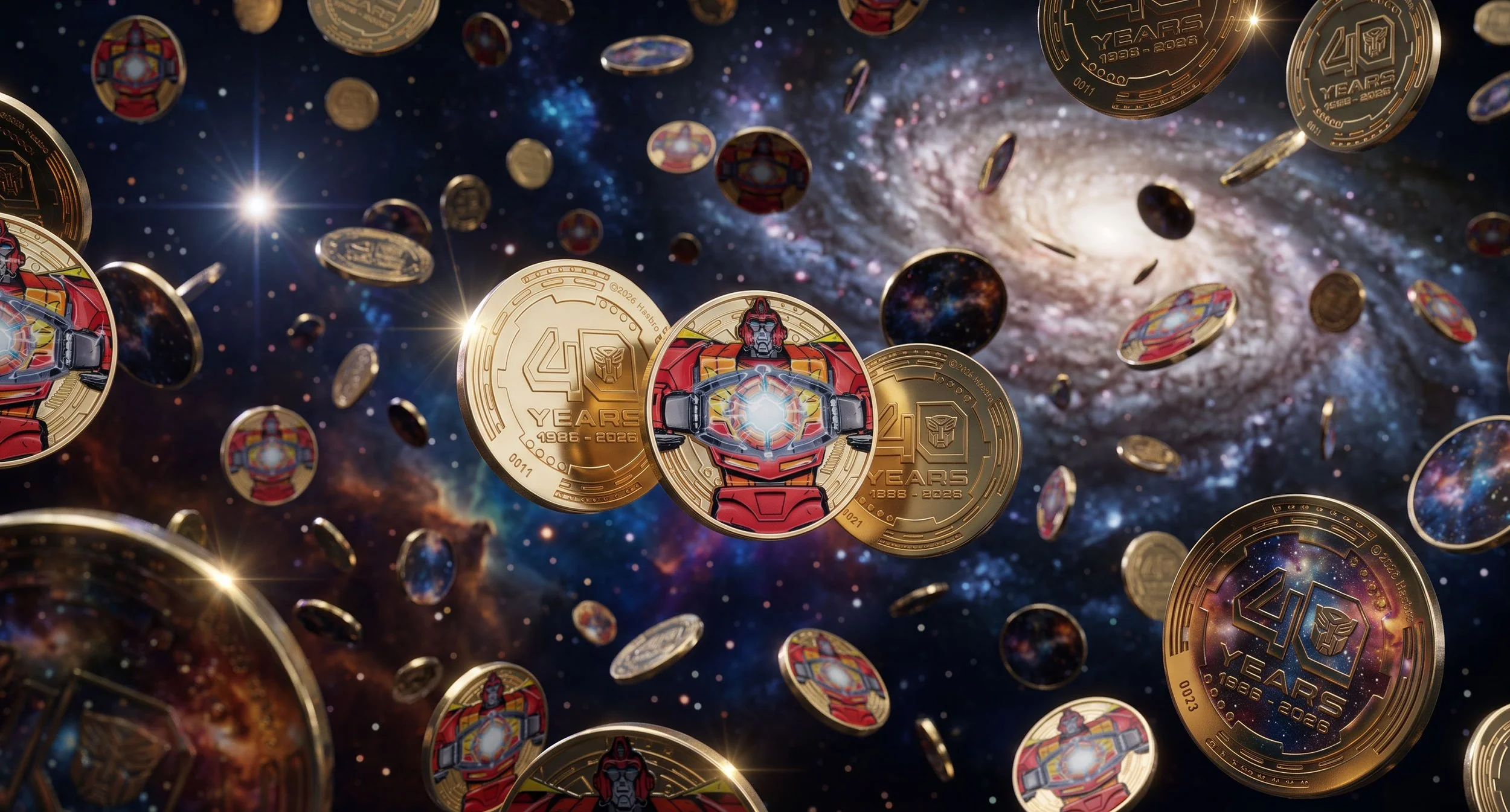 Transformers the Movie 1986 40th Anniversary Commemorative Coins