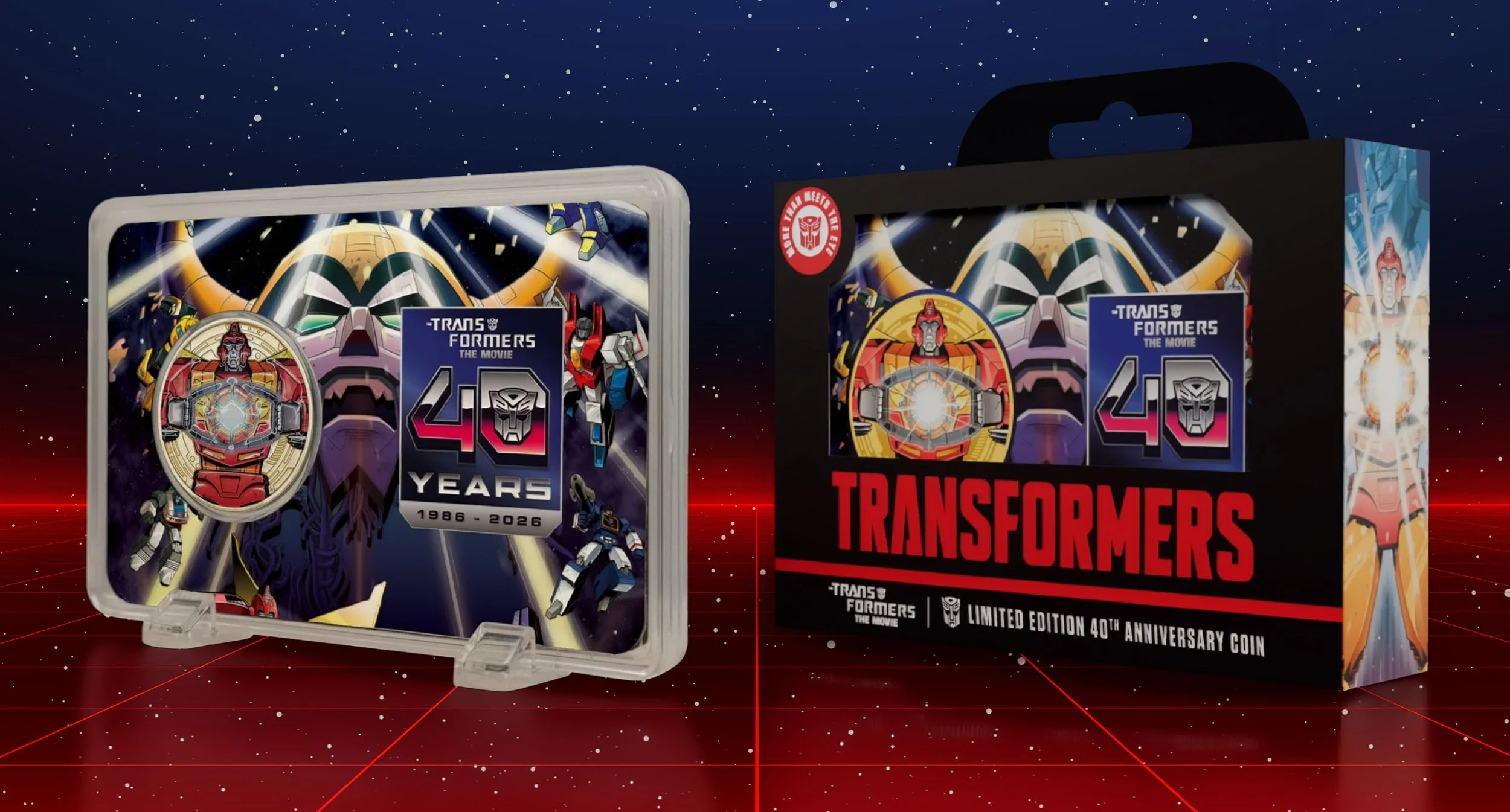 Transformers the Movie 1986 40th Anniversary Vector Artwork Posters