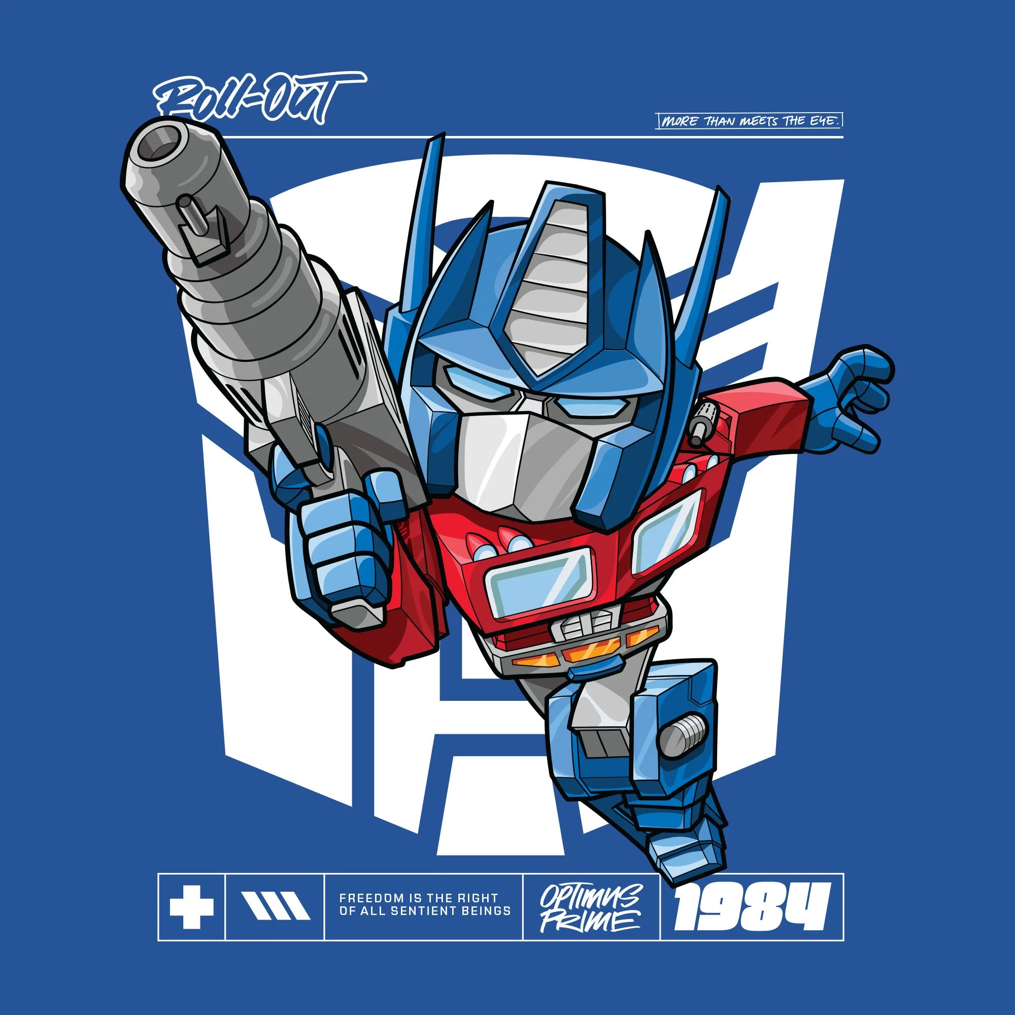 Transformers Chibi Character Art & Style Guide Graphics for Hasbro.