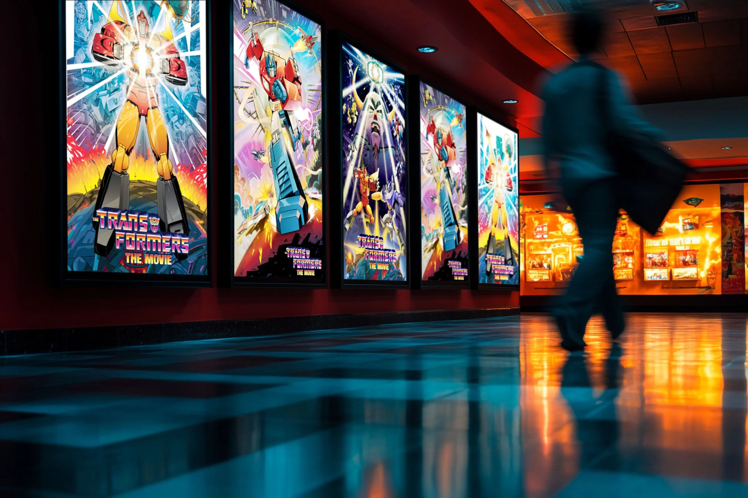 Transformers the Movie 1986 40th Anniversary Vector Artwork Posters