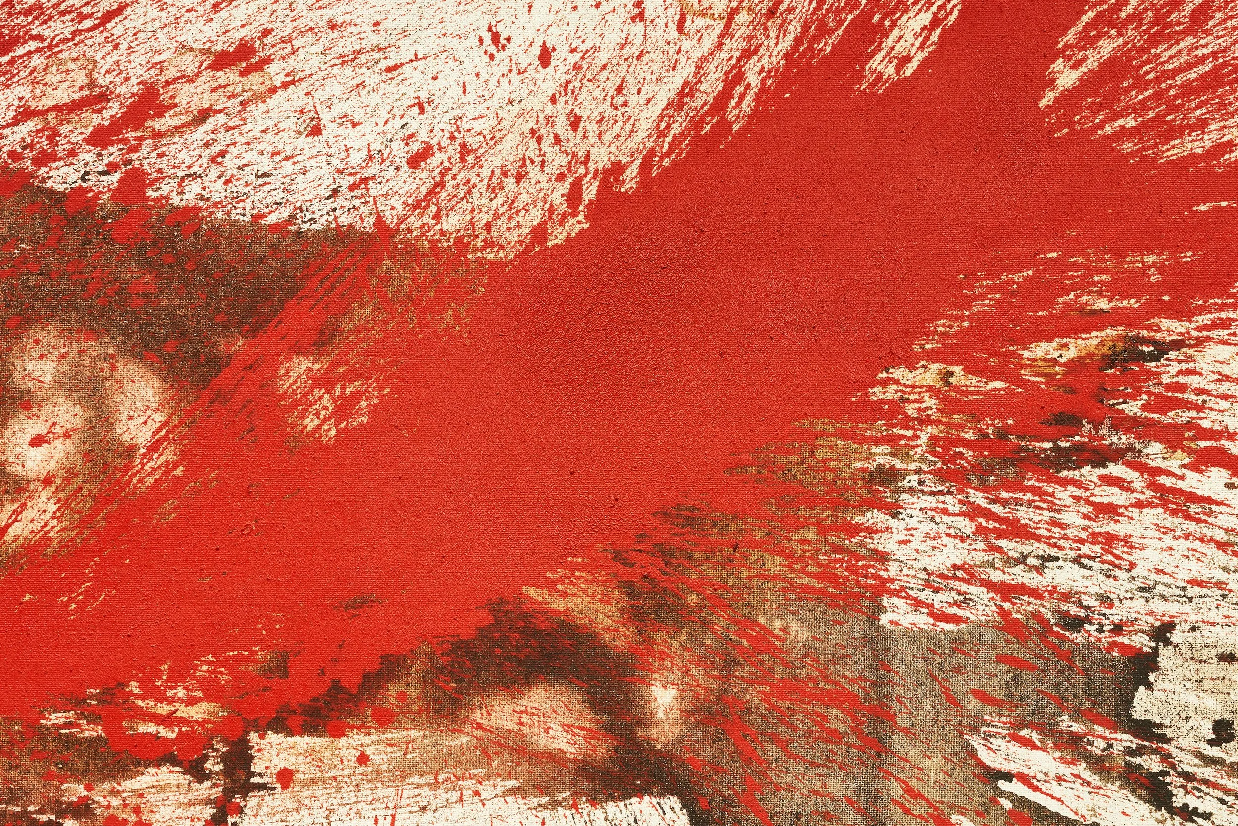 Hermann Nitsch’s 20th painting action during the 59th Venice Biennale. Photo credit © by Marcin Gierat, Zuecca Projects, courtesy Helmut Essl