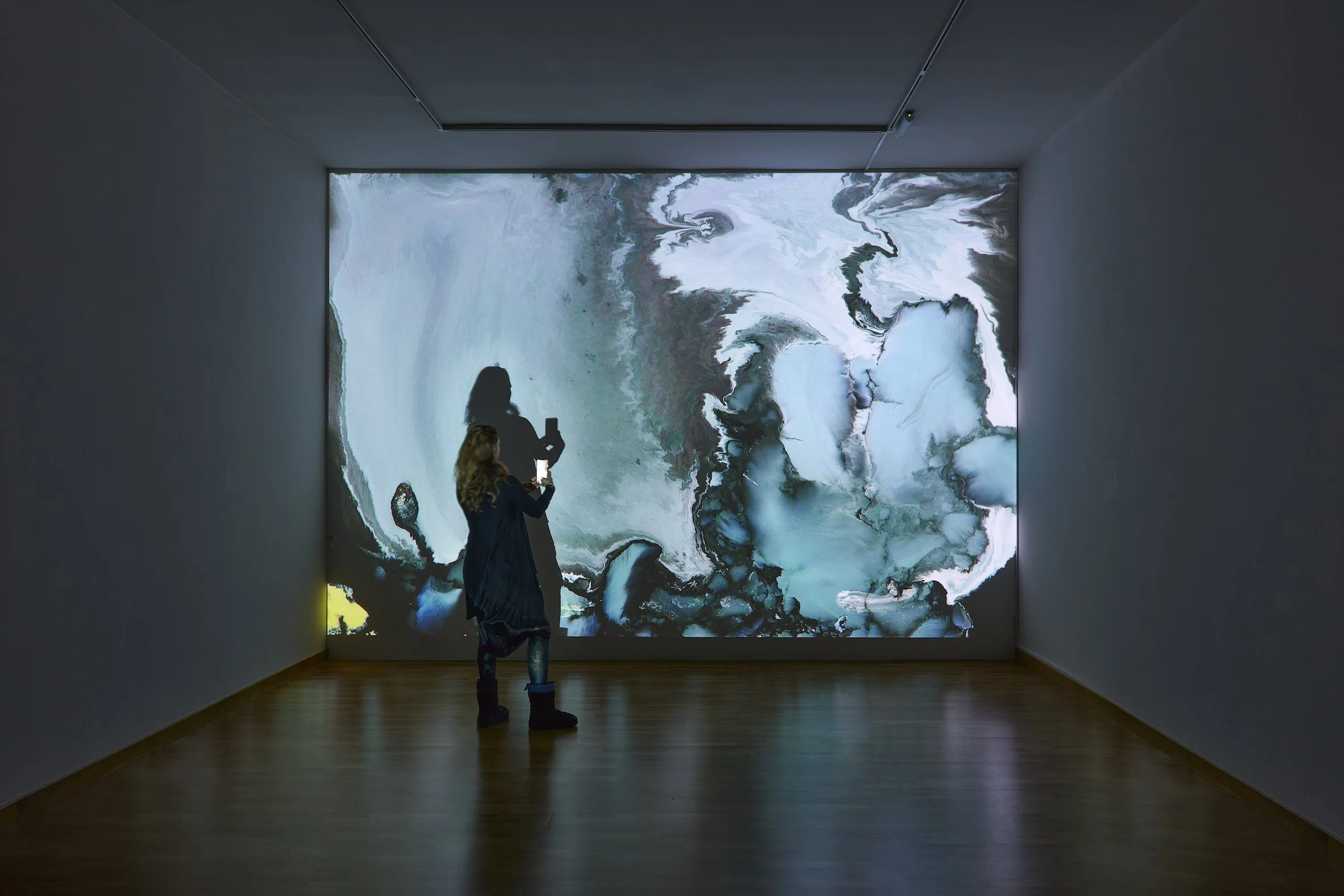 Video Installation at the Kepes Institute - Credits David Biro