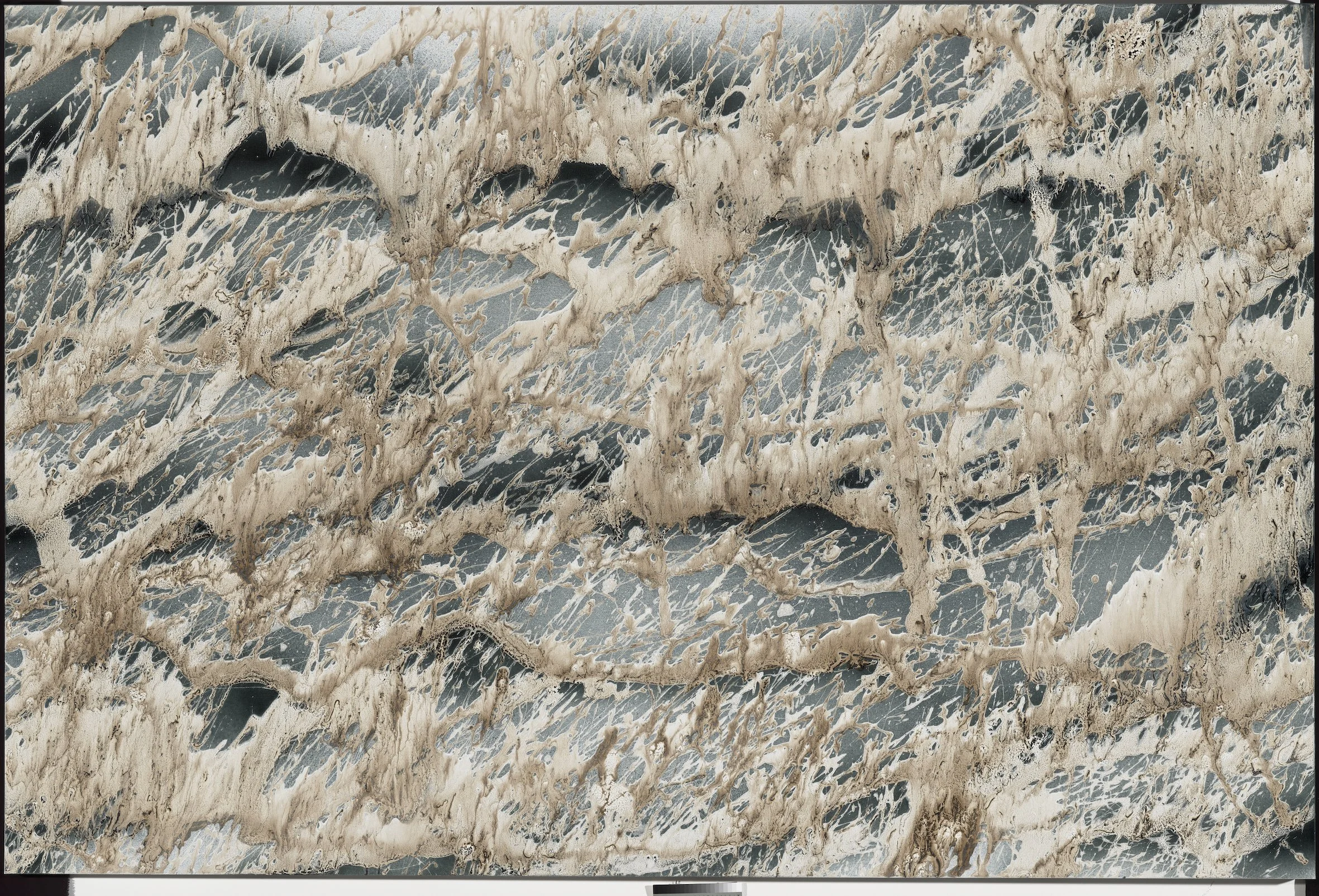 L59, 2021, mixed media on linen, 200x300cms - Credits: David Biro