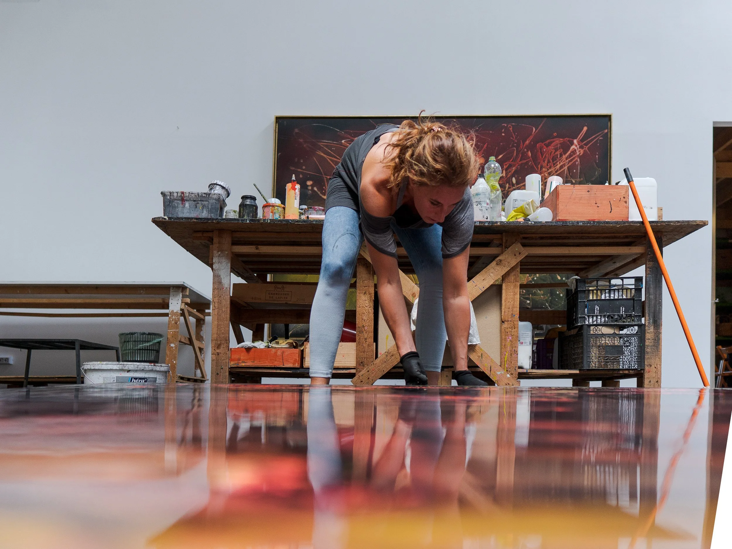 Márta Kucsora in her Studio  - Credits Colin Welch