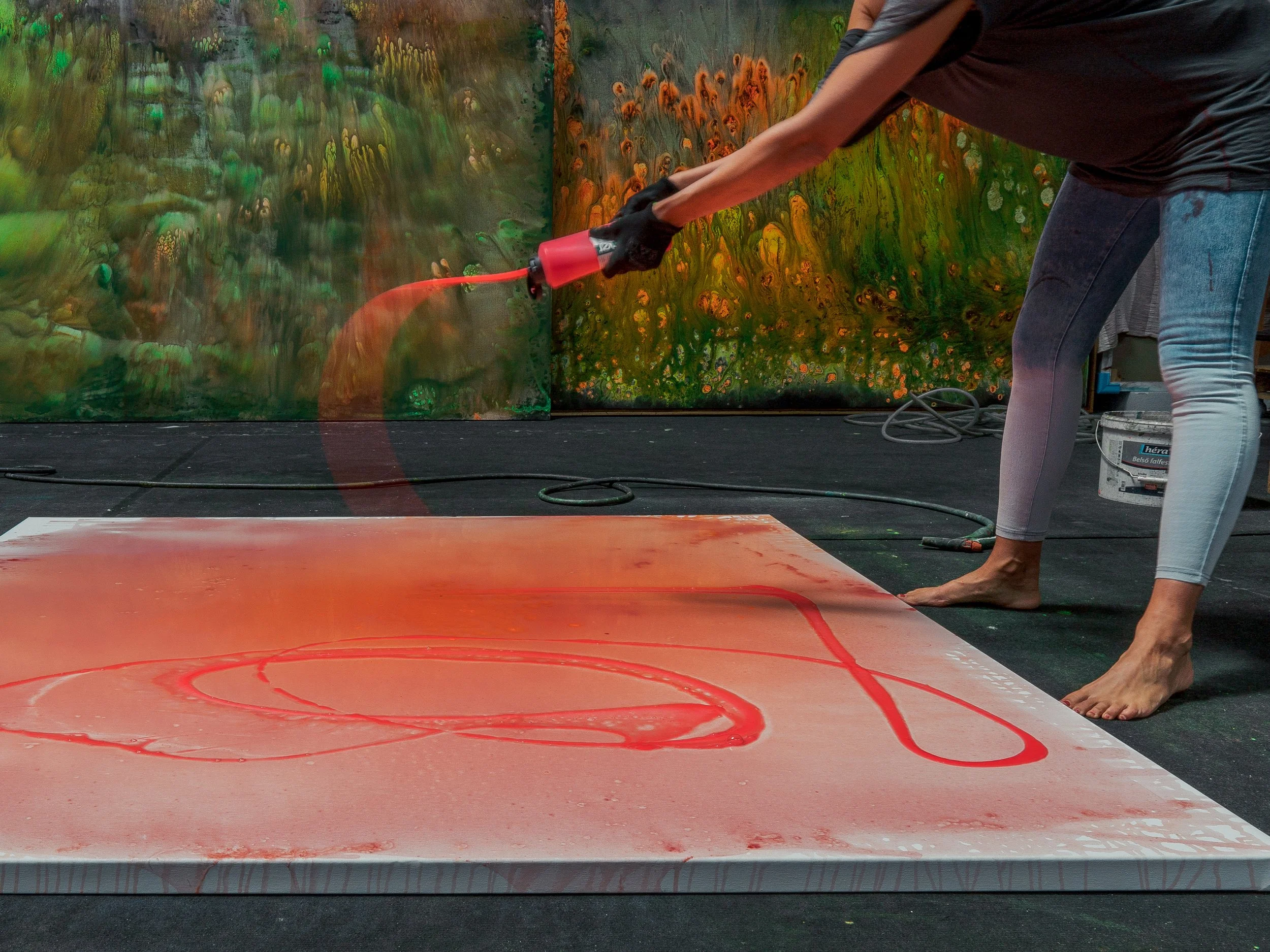 Márta Kucsora in her Studio  - Credits Colin Welch