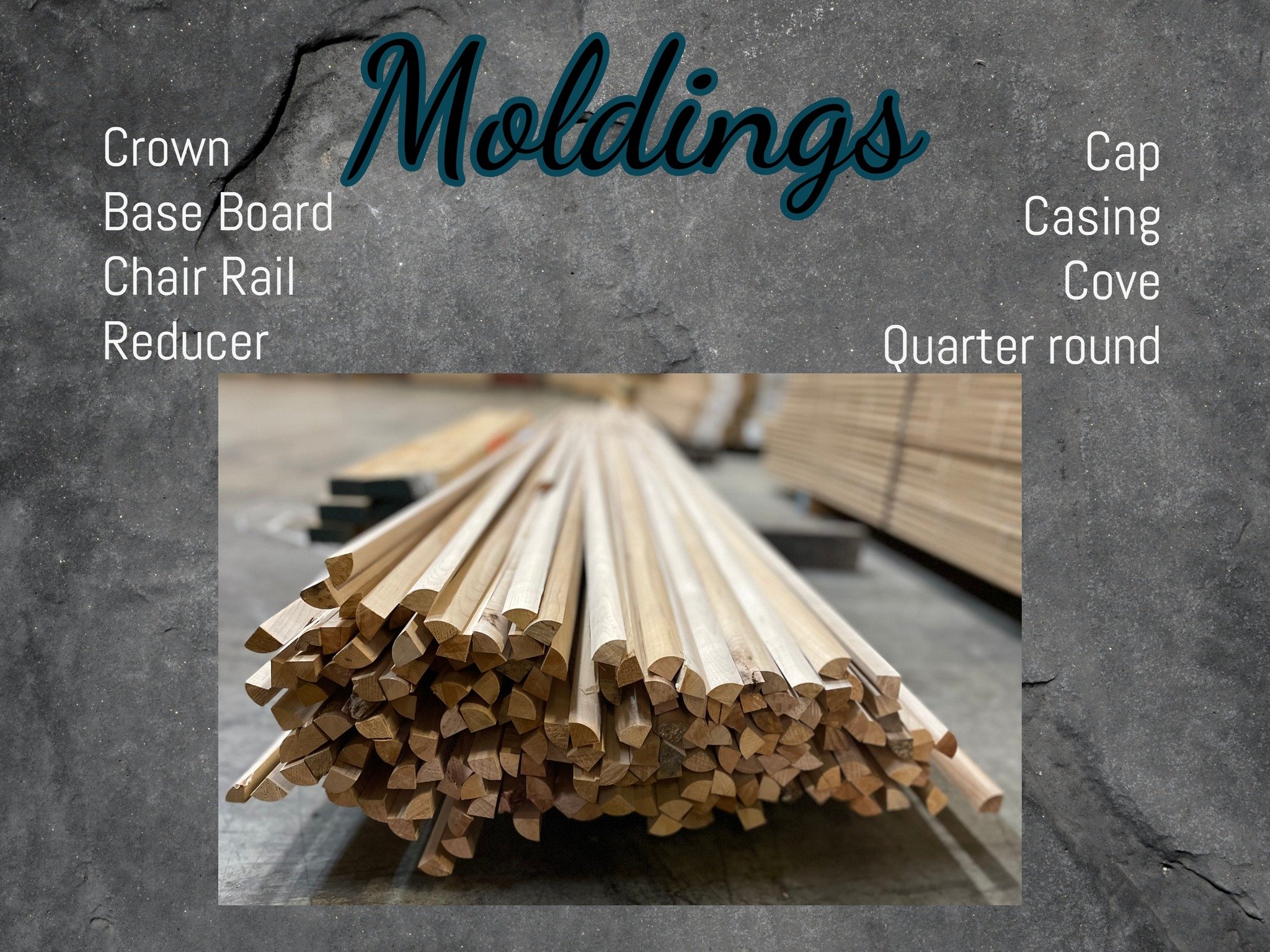 Plus more! 

#trimwork #woodmolding #hardwood #unionchurchmillworks