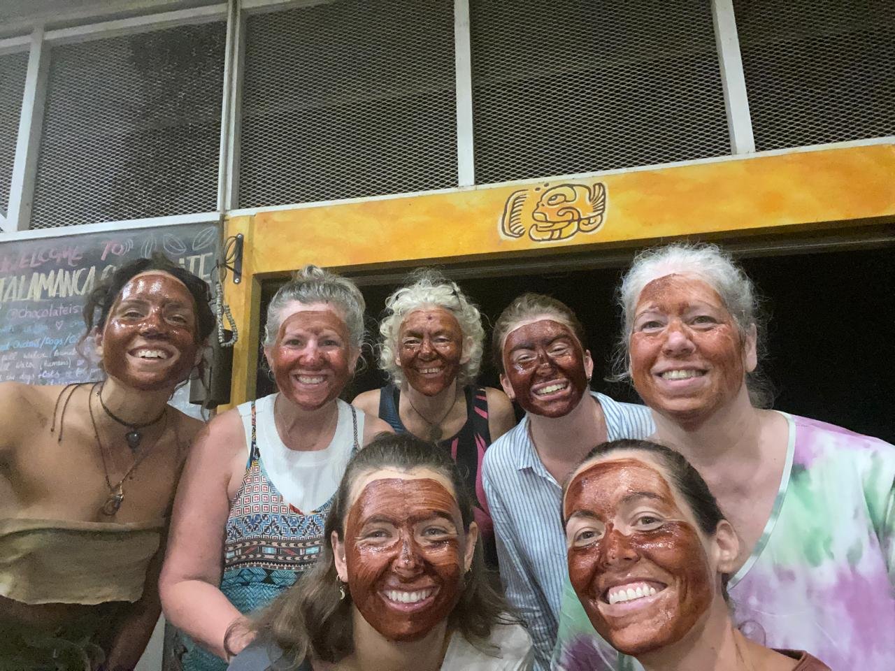 footbaths and facials with granm