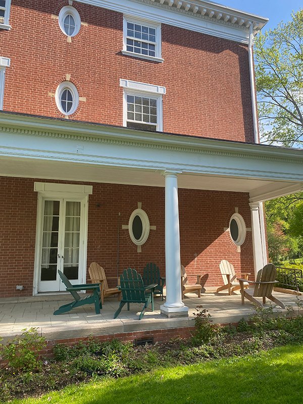 Berry Hall side porch