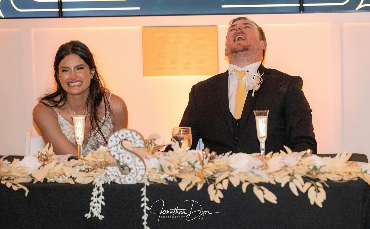 Get yourself a partner you can laugh with. 😍 #NationalLetsLaughDay 

Photo | @jdyerphoto
Planning | @dayofdetailscoordination 
Venue | @historystpete