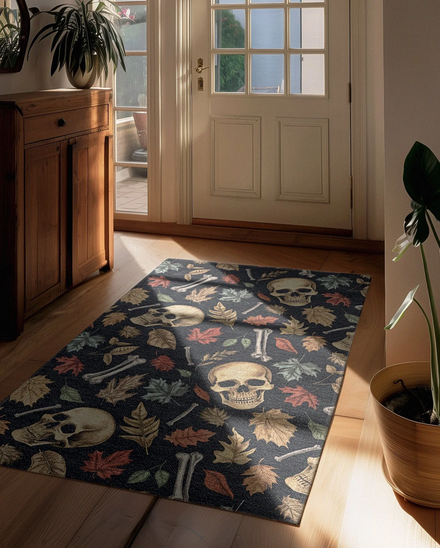 Light a candle and roll out the Spooky Season rug because it&rsquo;s never too early for fall decor