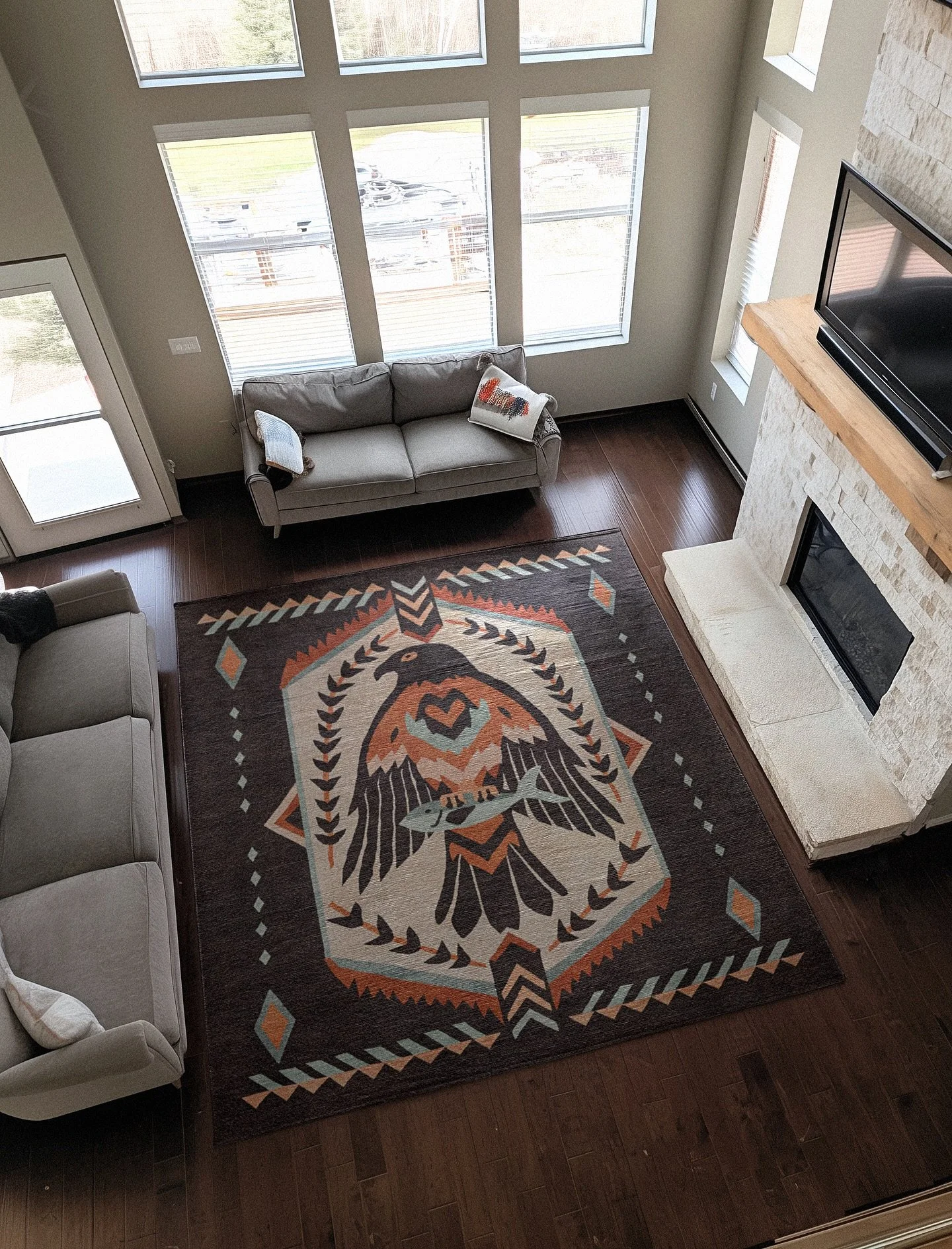 Show everyone your cool new rug
