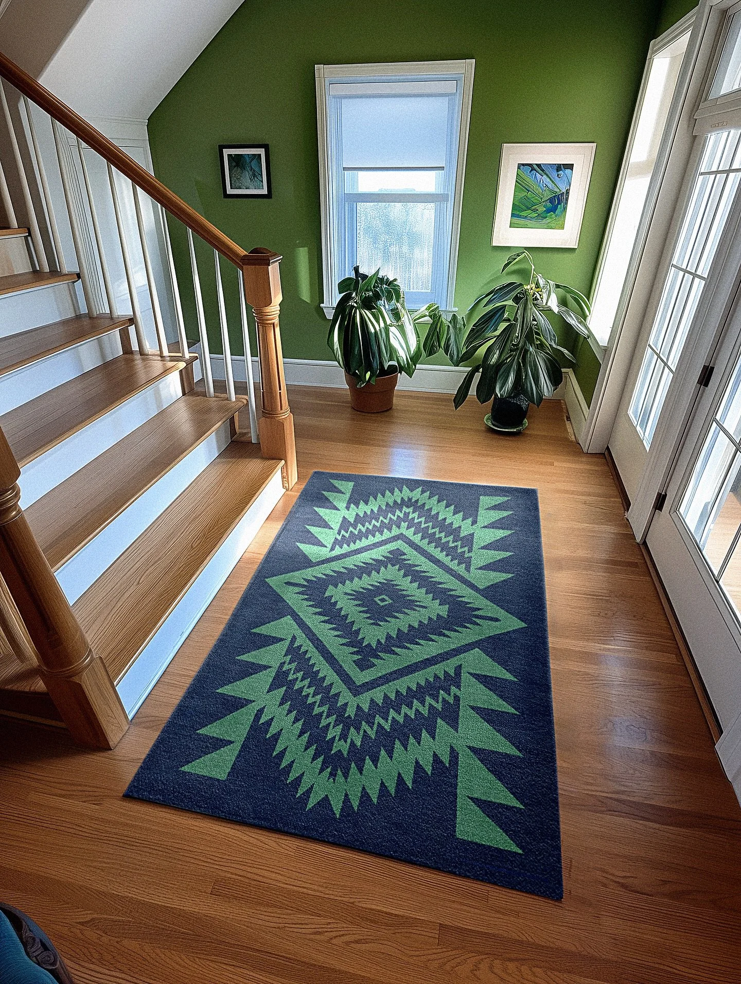 When the rug is perfect for the space