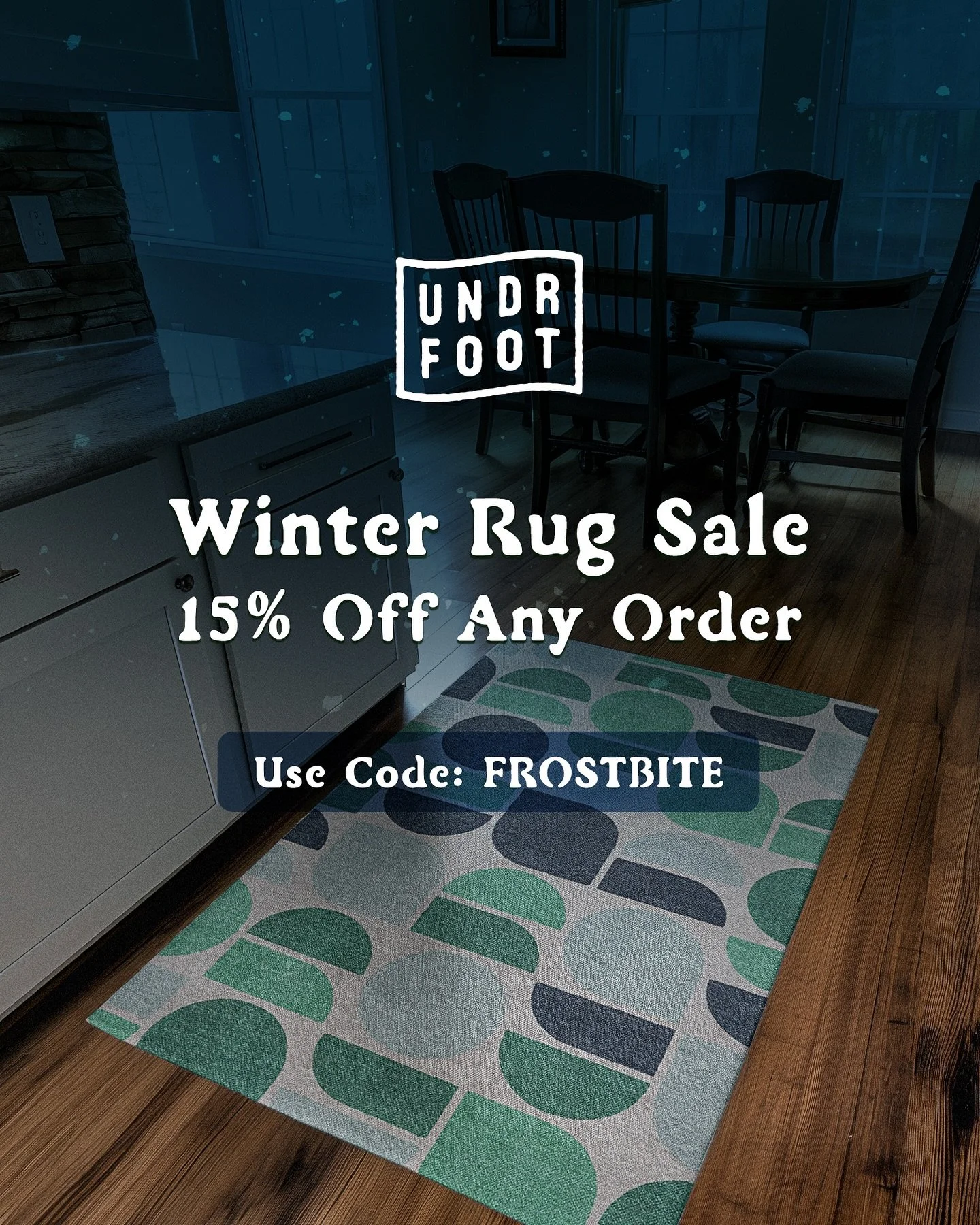 This week only! Save 15% on any order with discount code FROSTBITE