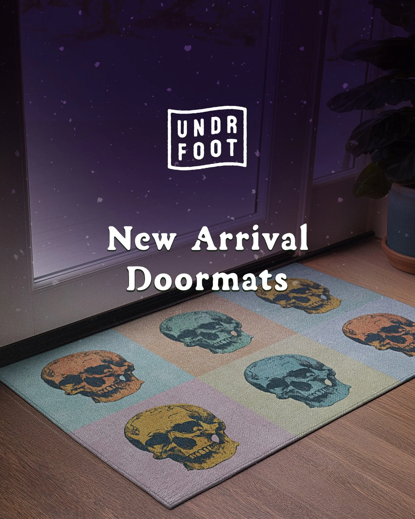 We&rsquo;re bringing art and function to your front door 🚪 Shop all doormat designs now at undrfoot.com