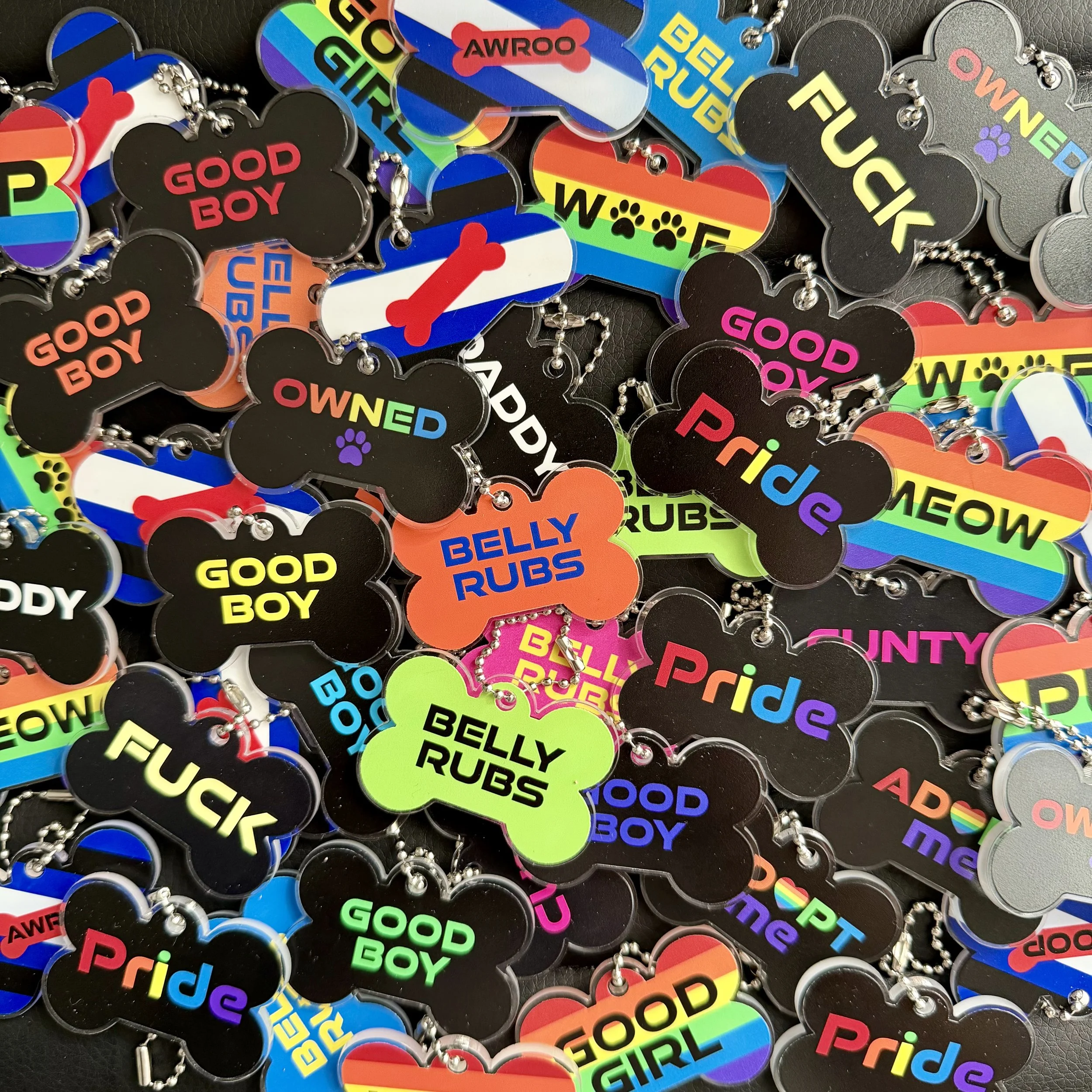 Pup Kink Keychain