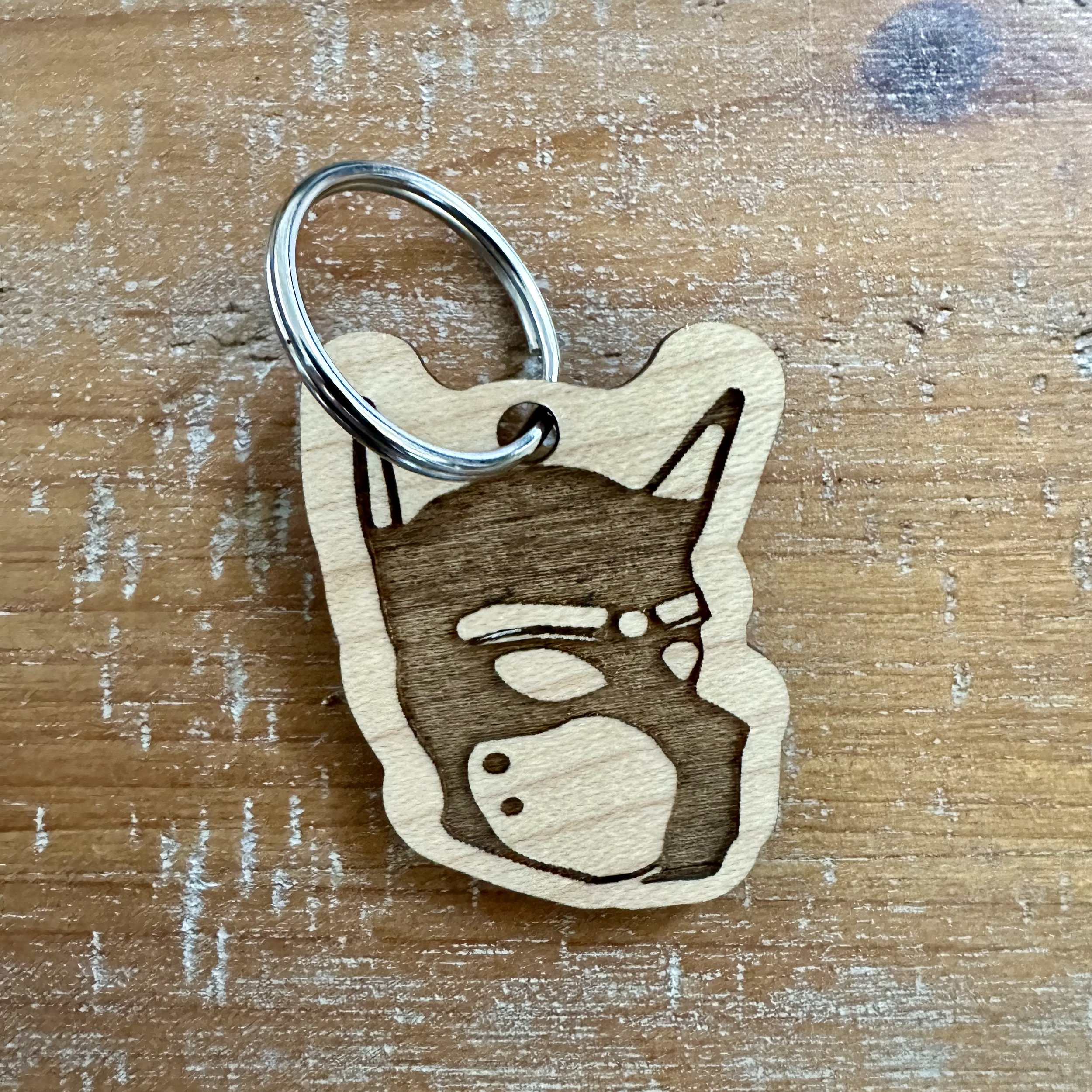Pup Mask Keychain