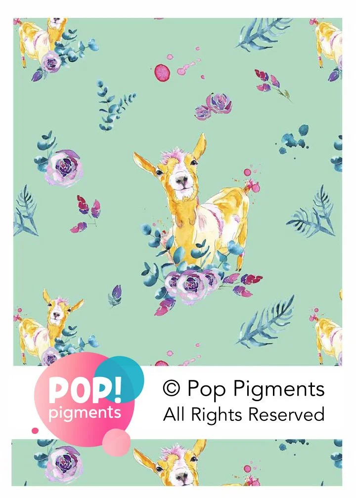 Baby_Goat_watercolor_design_seamless_repeatable_Green.jpg