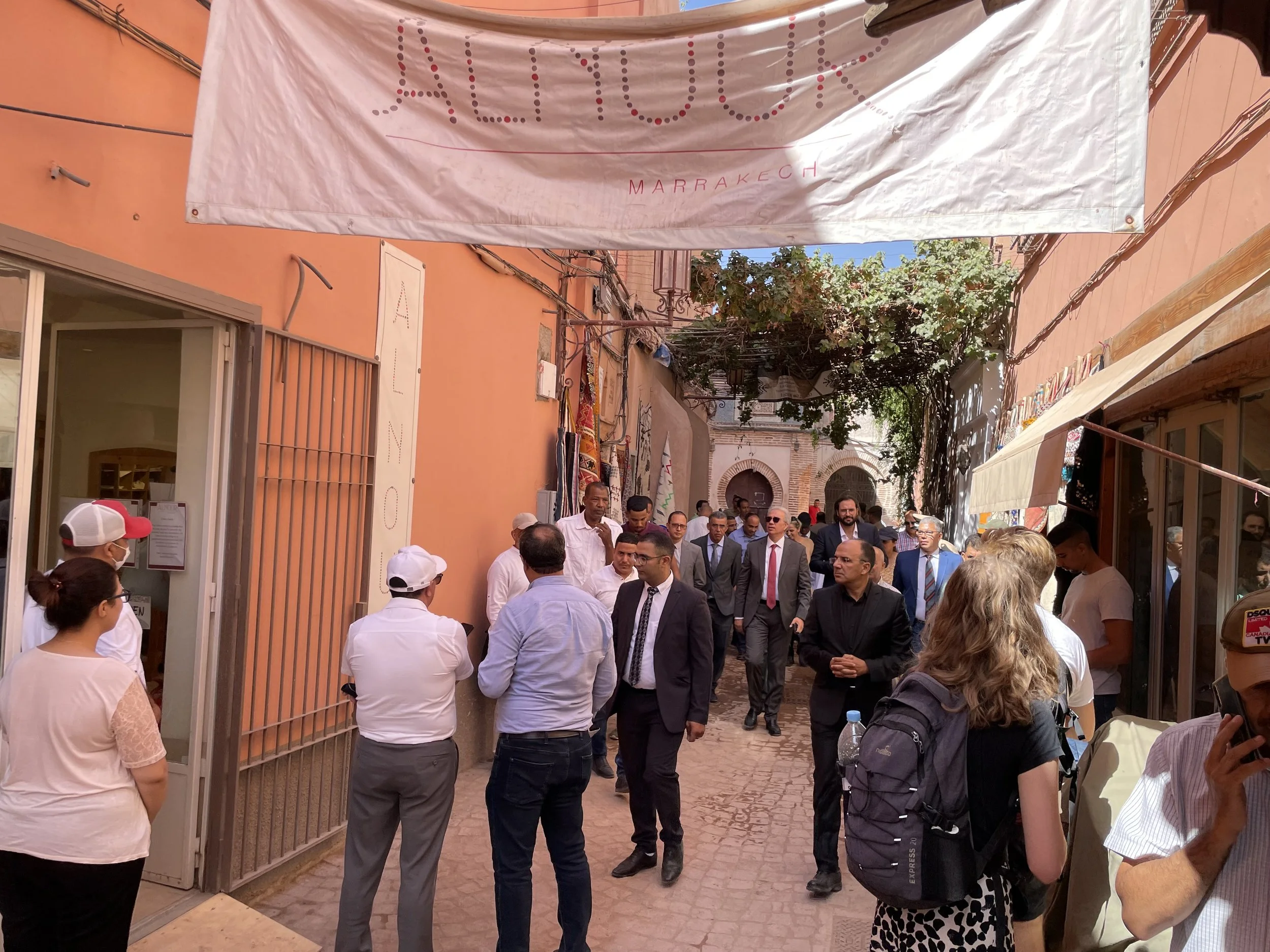 The visit of Mr. KARIM KASSI-LAHLOU the wali of the Marrakech Safi region