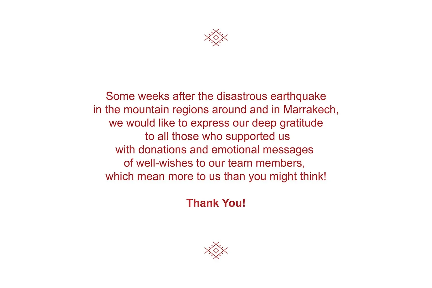 Thank you to all our supPorters and partners!