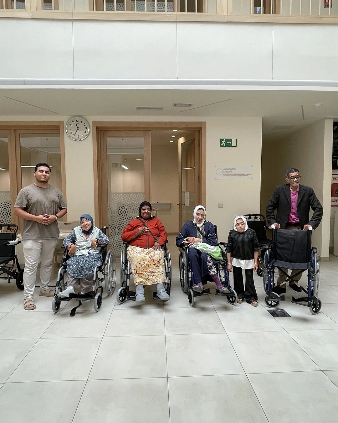 Distributing WHEELCHAIRS to individuals with disabilities