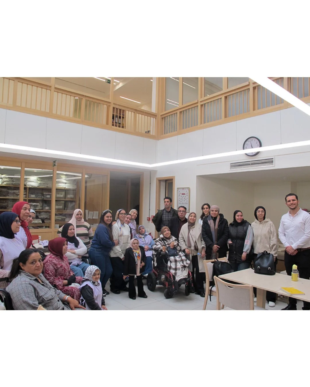 Alnour Association hosted members of the White Dove Association, for an awareness session about their platform EnableMe