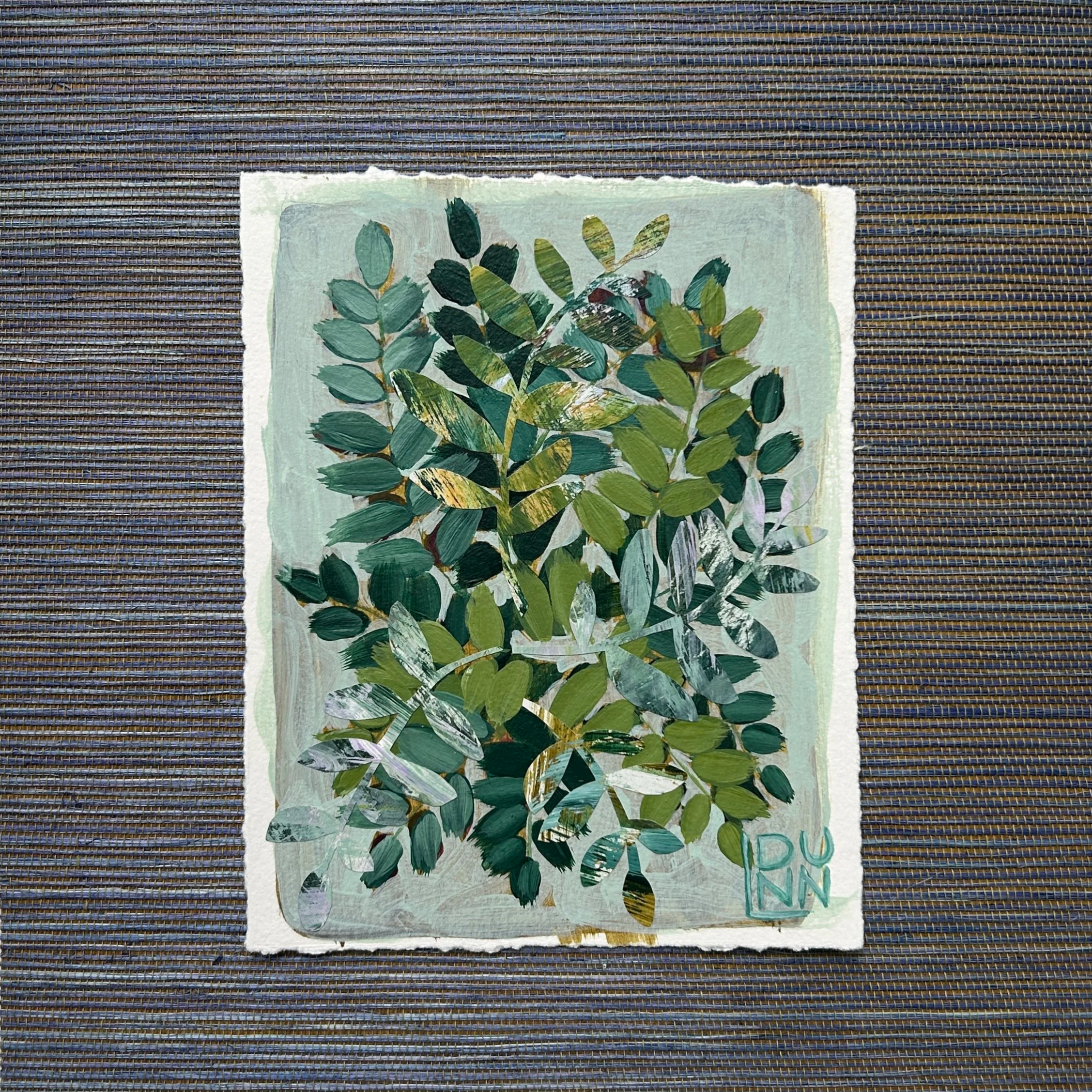 Post Cards from the Forest | Abstract Fern Paintings on Paper 3