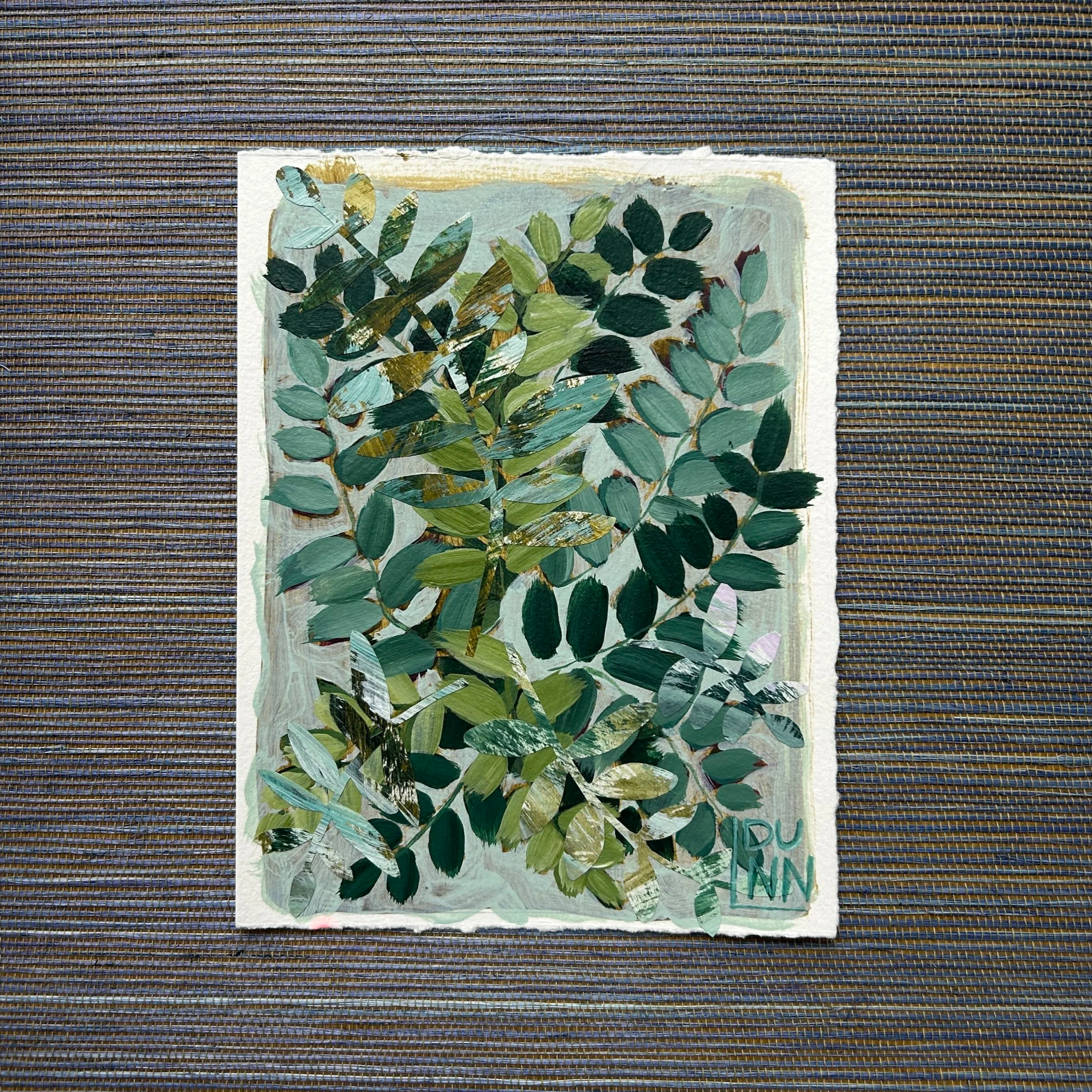 Post Cards from the Forest | Abstract Fern Paintings on Paper 4