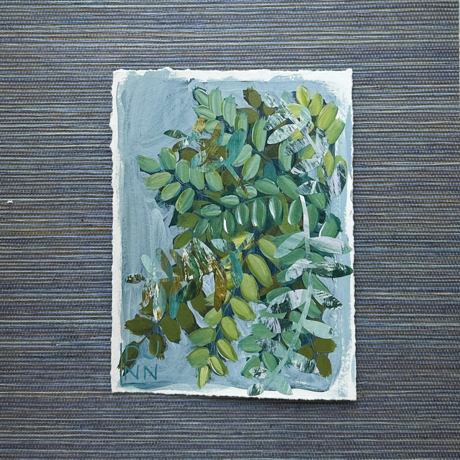 Post Cards from the Forest | Abstract Fern Paintings on Paper 5