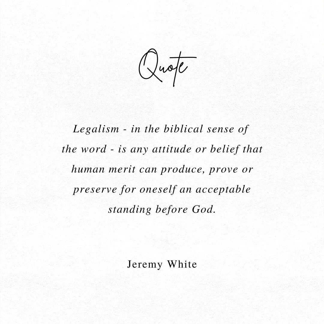 I love this definition of legalism. It covers all the bases.

#alexanderthefree #newbirth #bornagain #igpoet #newcreation #grace #graceabounds #graceupongrace #jesus #bibleverses #hope #healing #wholeness #planner #josephprince #goodnews #biblicaltru