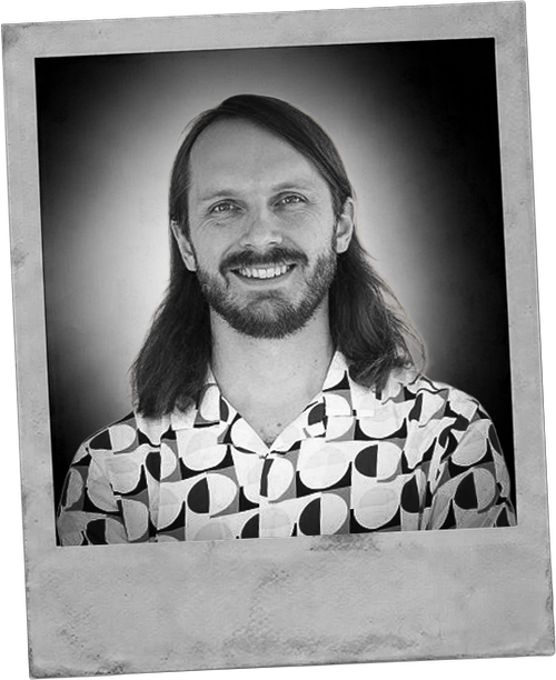 Polaroid photo of Justin Taylor, Founder of Hyper Brew