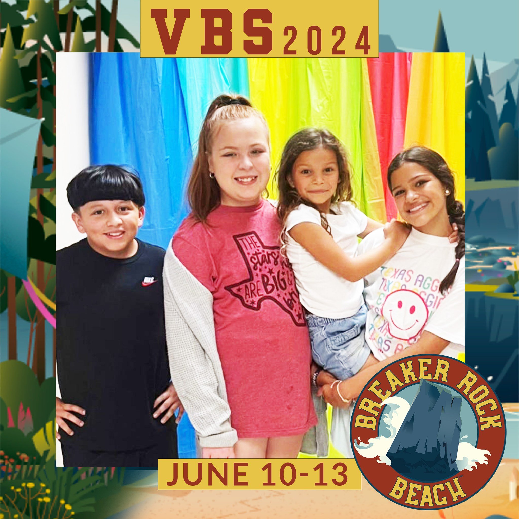 Completed K-6th Grade
Register today! fbcconroe.org/vbs