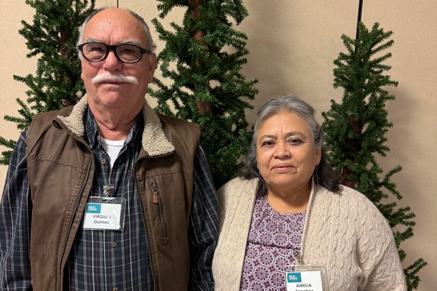 Virgilio Gomez and Amelia Sanchez