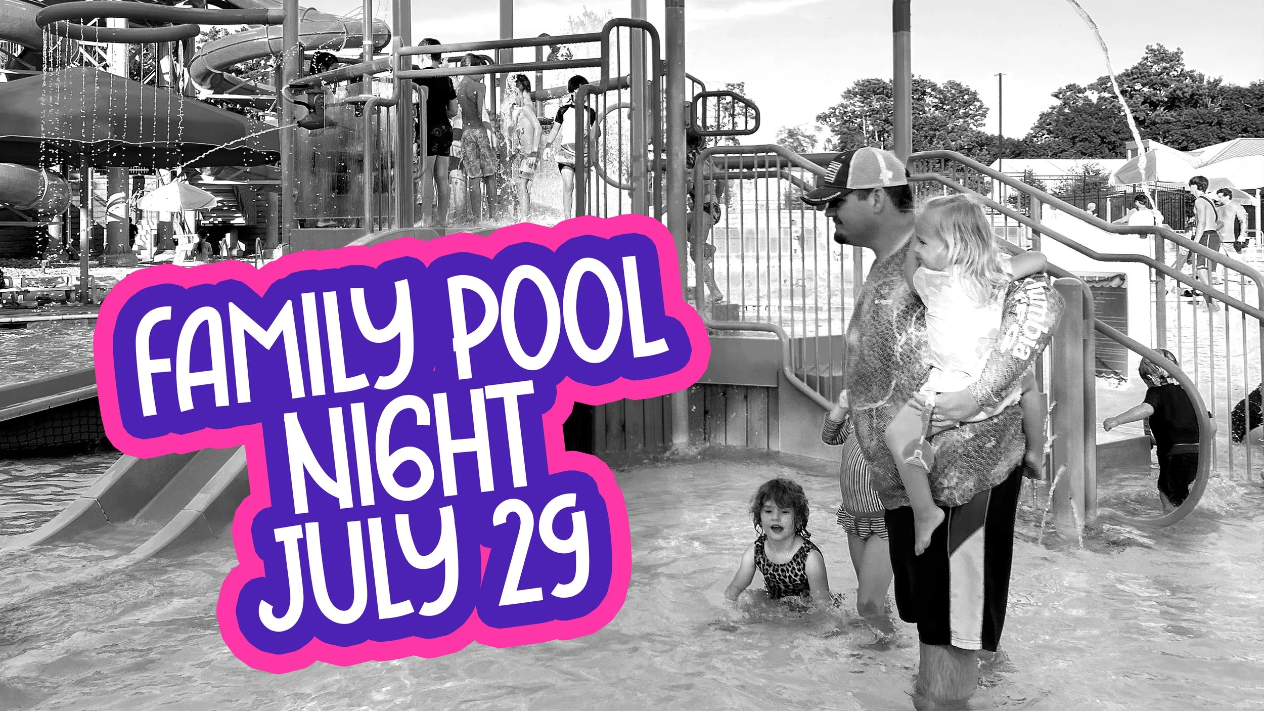 Family Pool Night