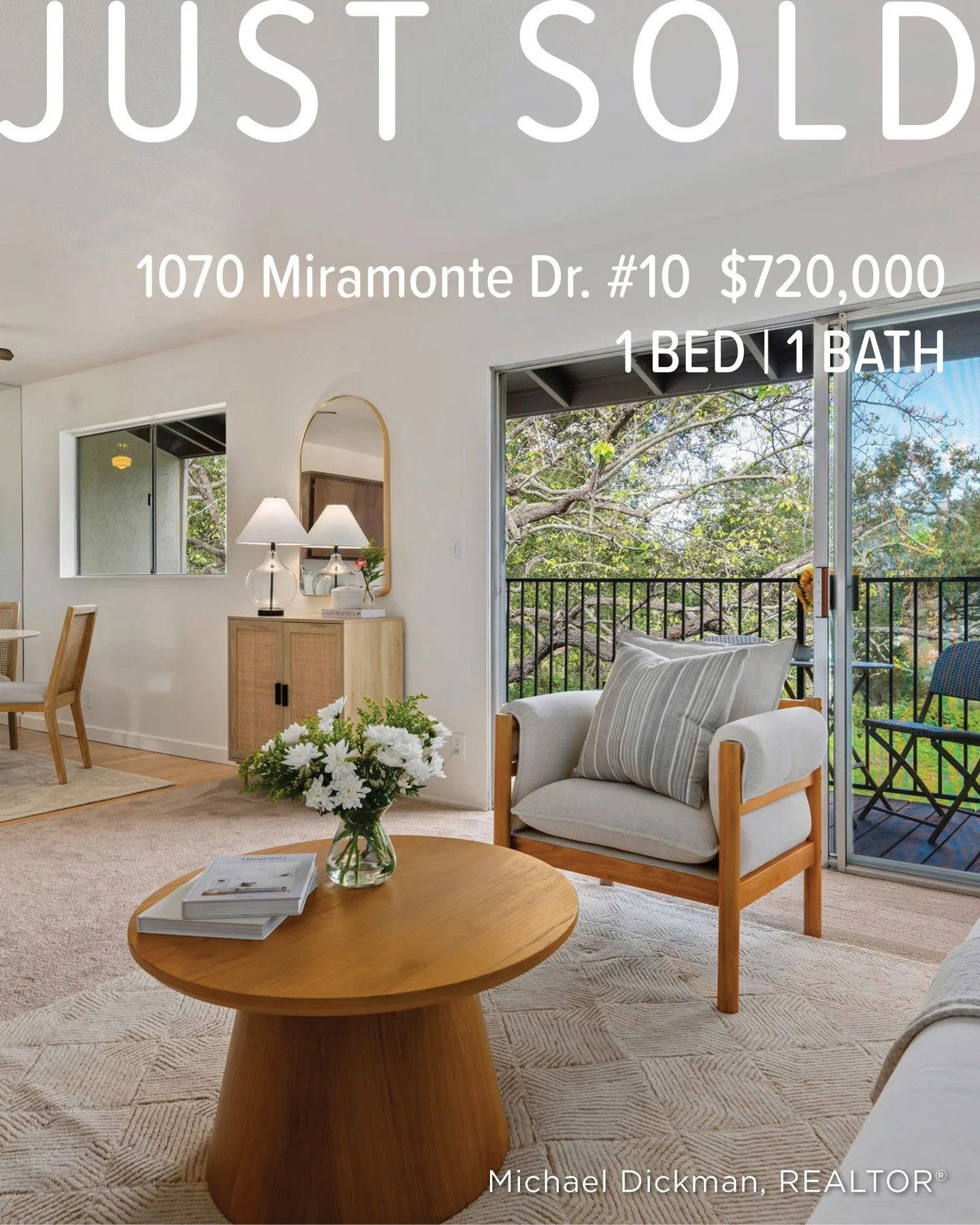 JUST SOLD!! 1070 Miramonte Drive #10: A premier location condo with a wonderful new chapter ahead! So grateful for our clients and especially @livelovesantabarbarahomes for yet another excellent transaction! 

#santabarbara #santabarbararealestate #d