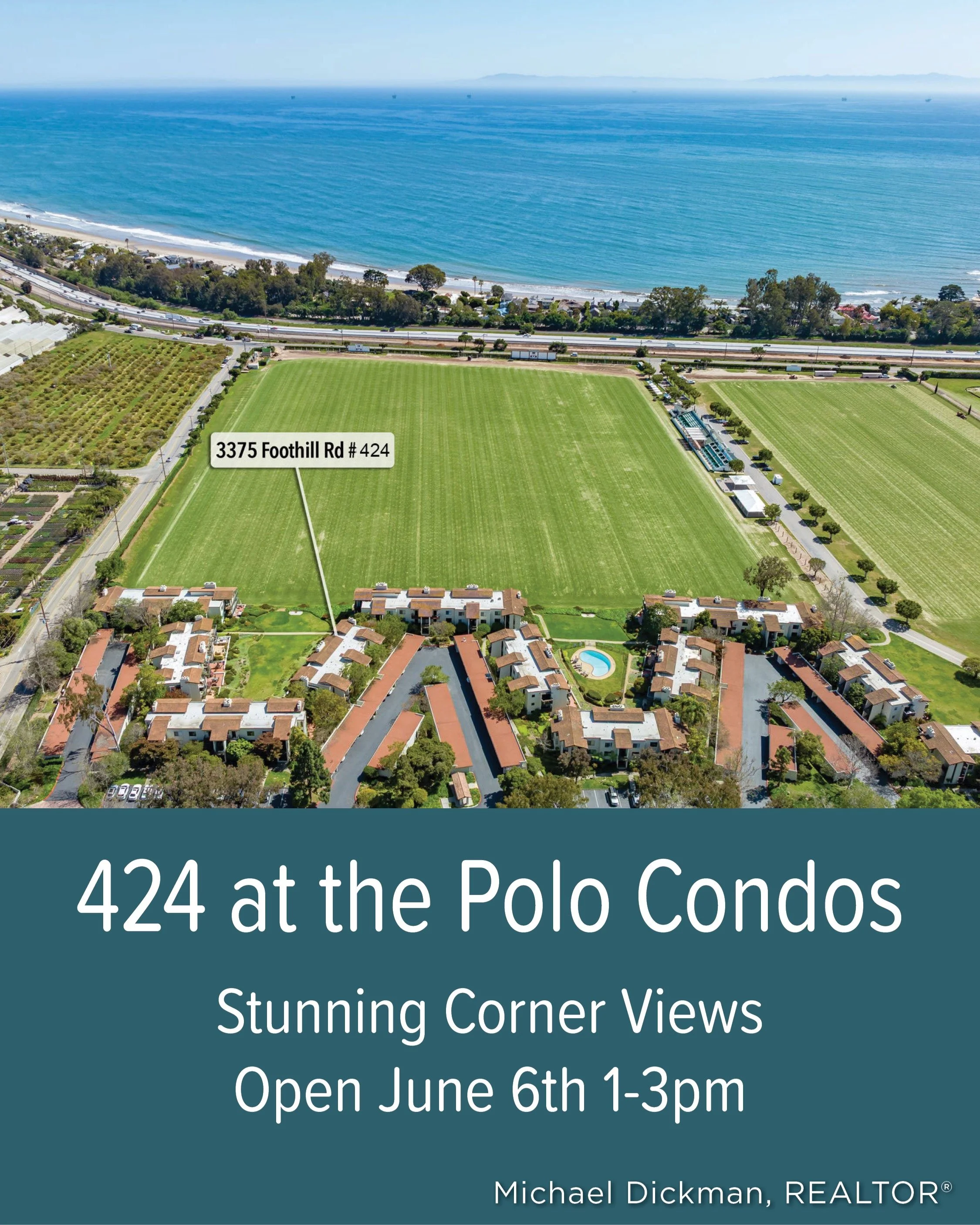 🏇𝗝𝗢𝗜𝗡 𝗠𝗘 𝗙𝗢𝗥 𝗔𝗡 𝗢𝗣𝗘𝗡 𝗛𝗢𝗨𝗦𝗘 🏇

Come see this corner 2-bedroom, 2-bath home at the SB Polo Condos! It offers a bit of everything: privacy, incredible light, and a unique view of the field, ocean and ponies! Enjoy the season @santa