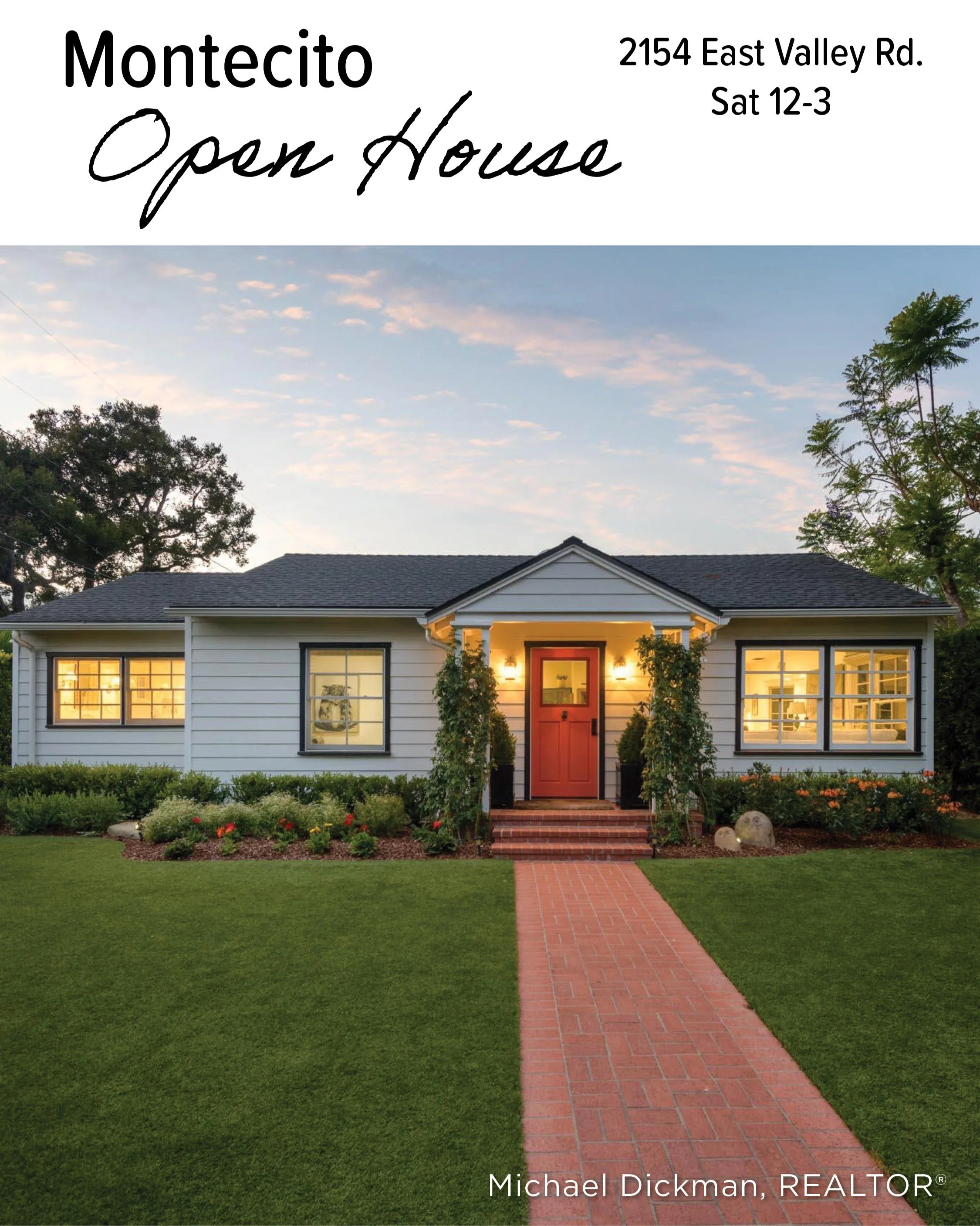 𝗝𝗢𝗜𝗡 𝗠𝗘 𝗙𝗢𝗥 𝗔𝗡 𝗢𝗣𝗘𝗡 𝗛𝗢𝗨𝗦𝗘

Enchanting single-level California Cottage with stunning mountain views, in the heart of Montecito! This meticulously updated 2-bedroom, 2-bathroom gem radiates charm, showcasing quality craftsmanship an