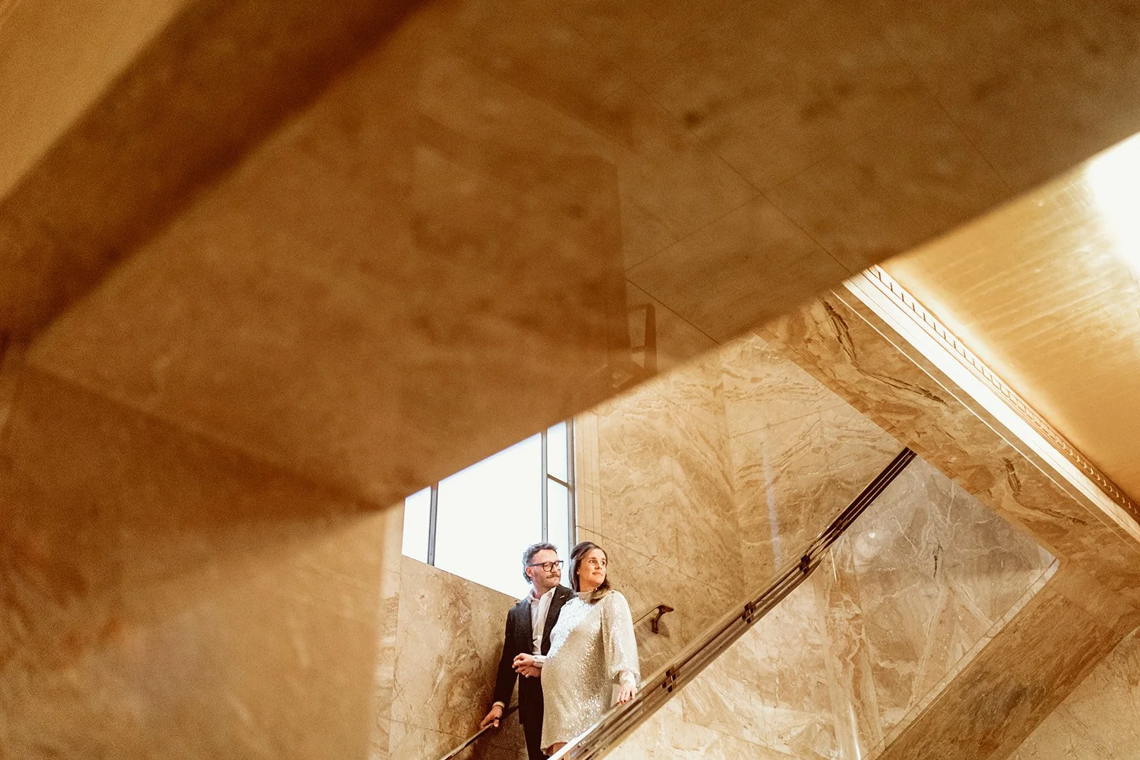 Kenzie + Damian | A 60'S Vogue-Inspired Courthouse Micro-Wedding | Saint Paul, MN