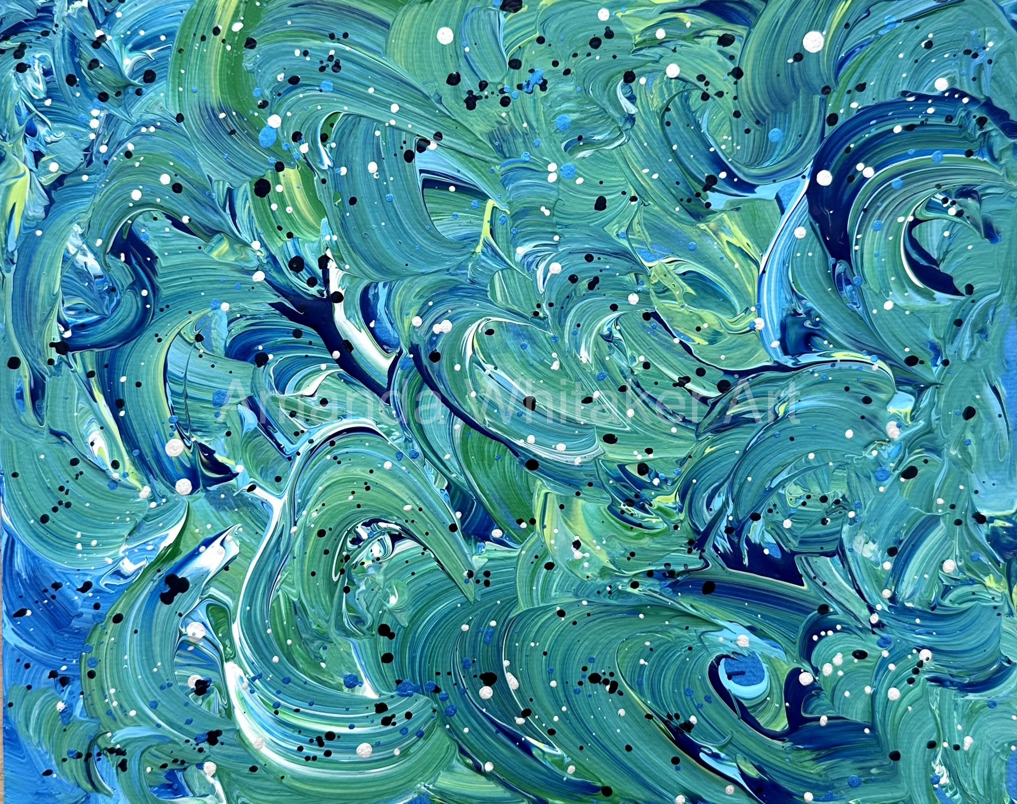 Cosmic
8"x10" Acrylic on Watercolor Board
