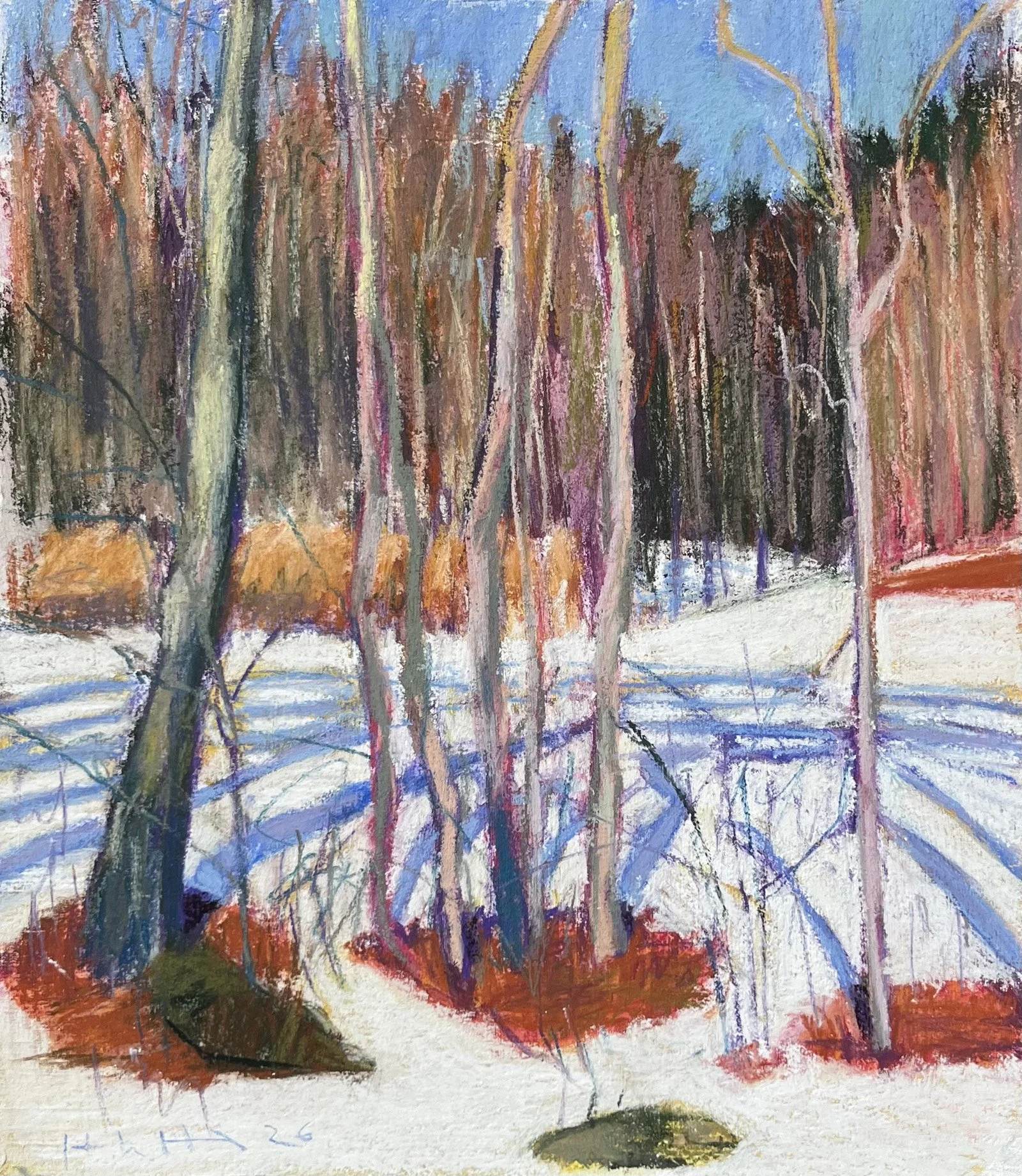 Anatomy of a pastel landscape